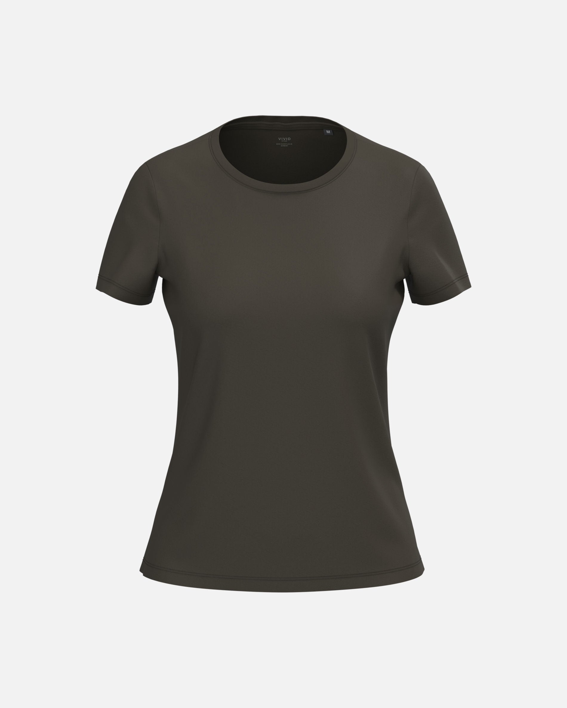 Leichtes Damen T-Shirt Khaki von VIVID