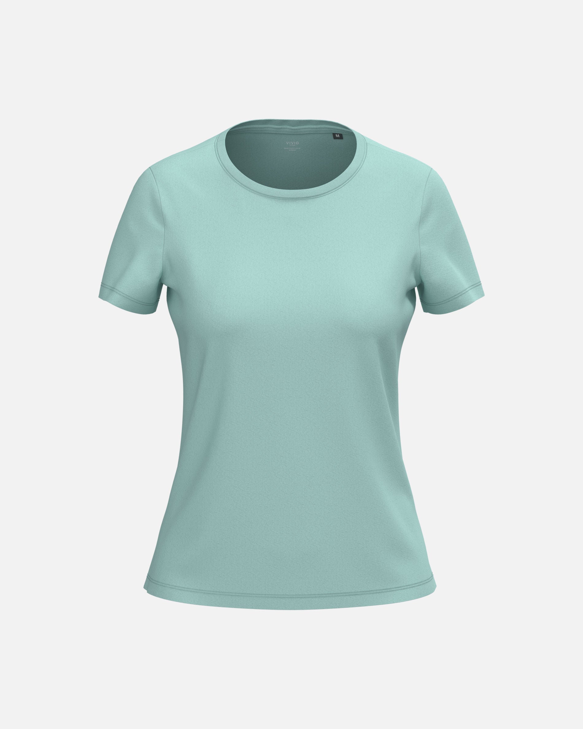 Leichtes Damen T-Shirt Blue Mint von VIVID