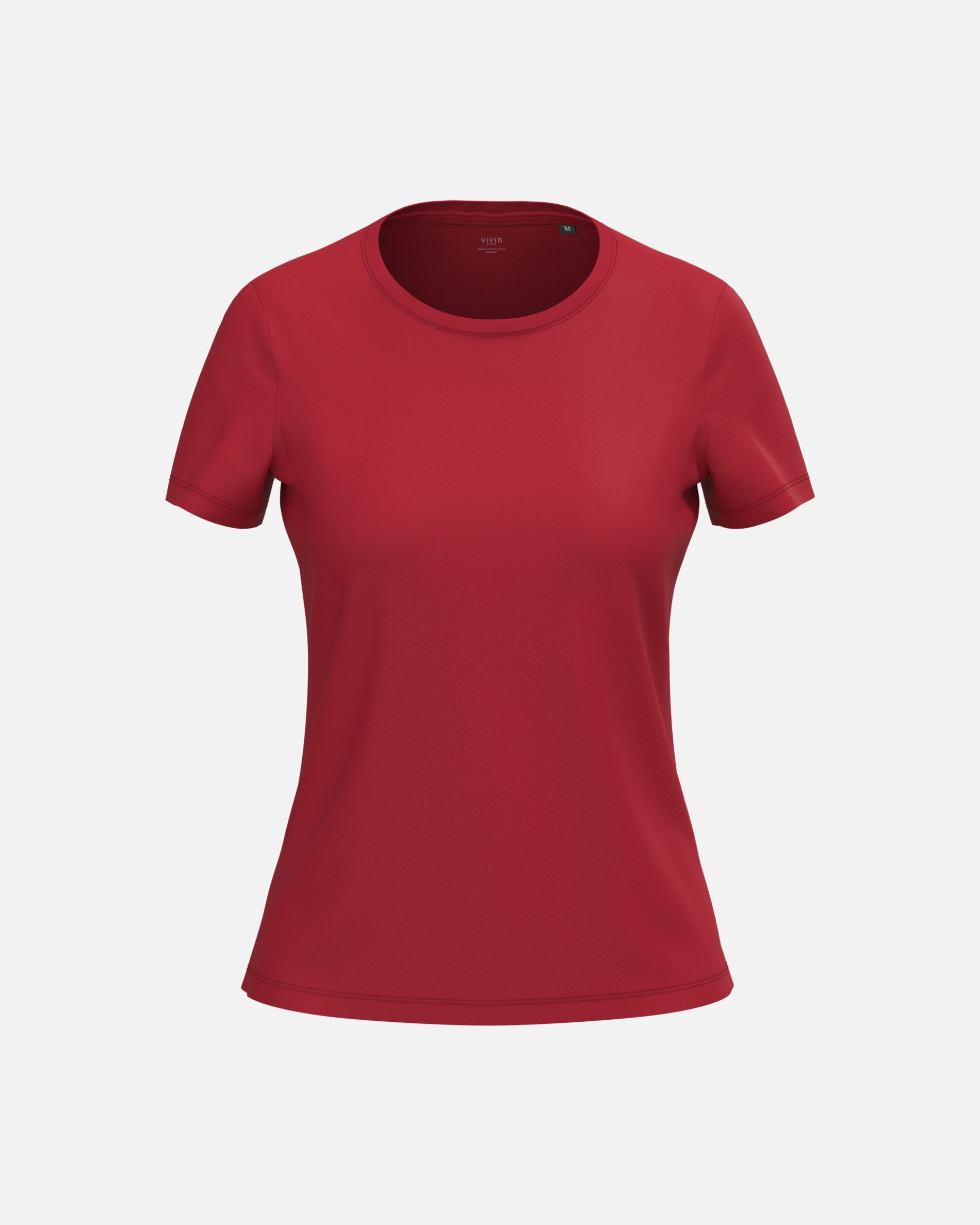 Leichtes Damen T-Shirt Fire Red von VIVID