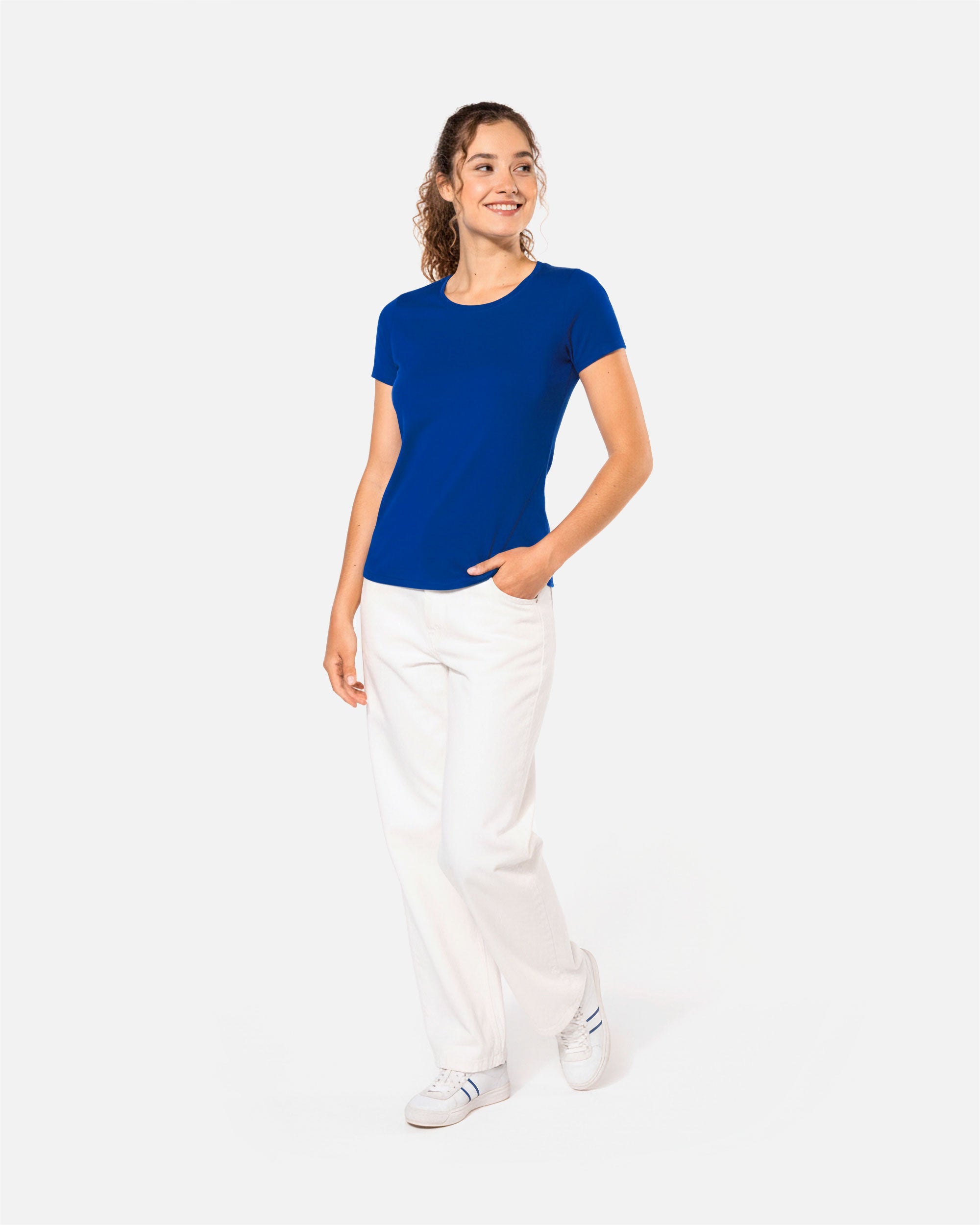 Leichtes Damen T-Shirt Royal Blue von VIVID