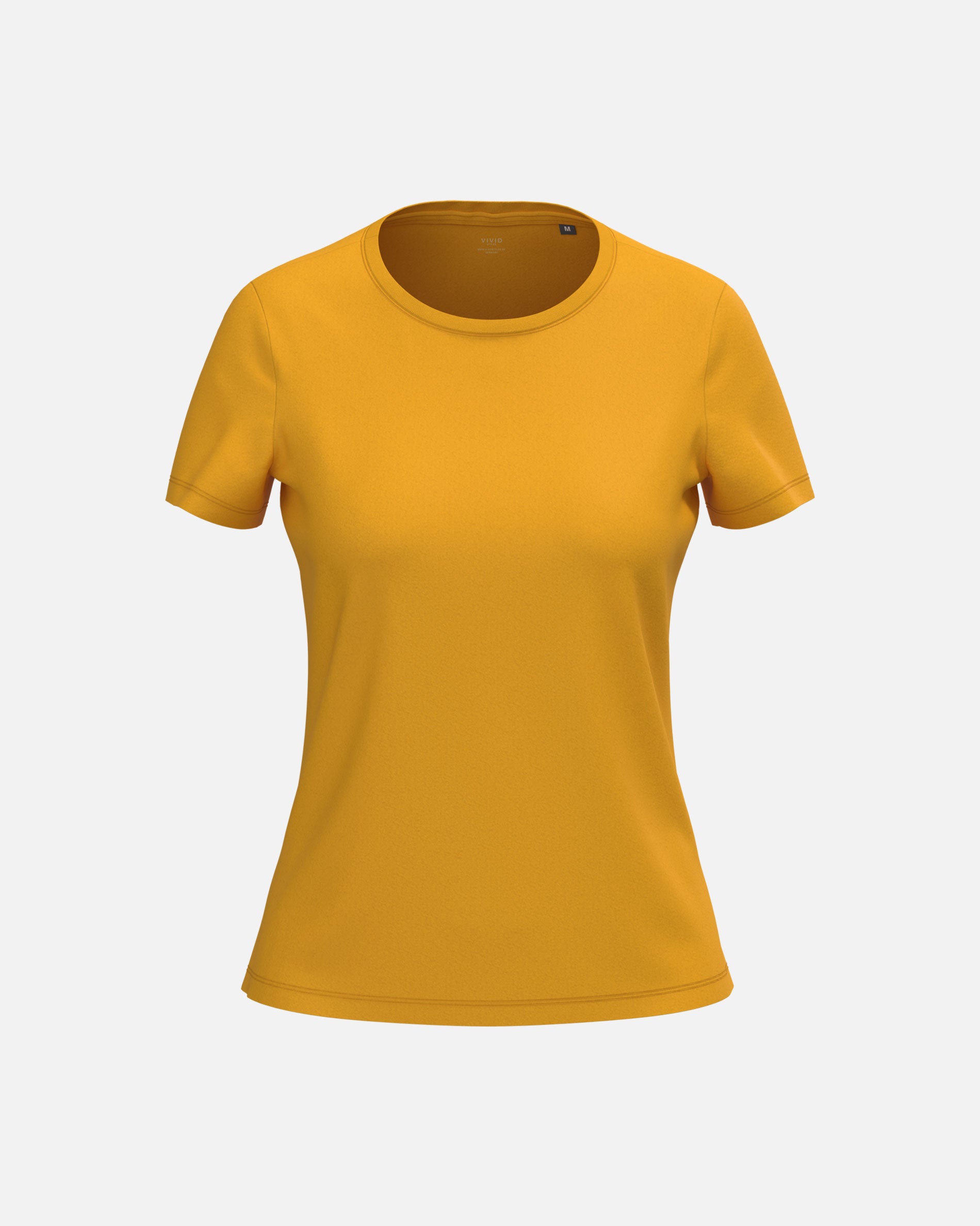 Leichtes Damen T-Shirt Sun Yellow von VIVID