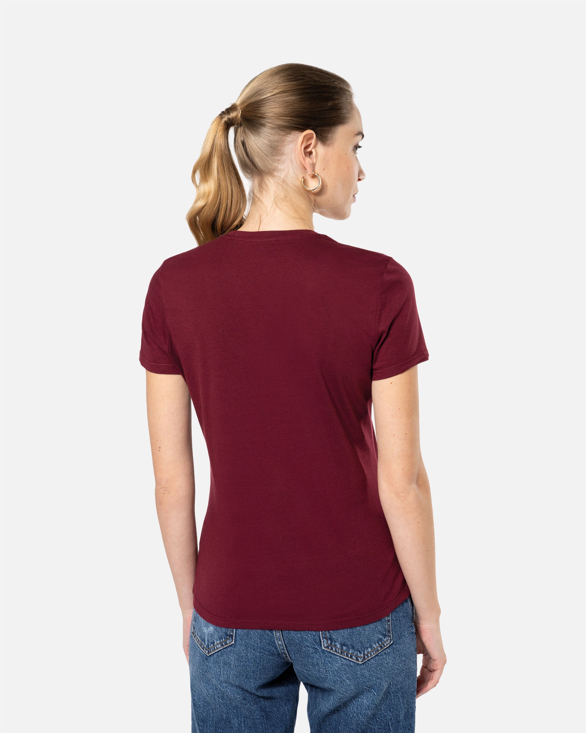 Leichtes Damen T-Shirt mit V-Ausschnitt von VIVID
