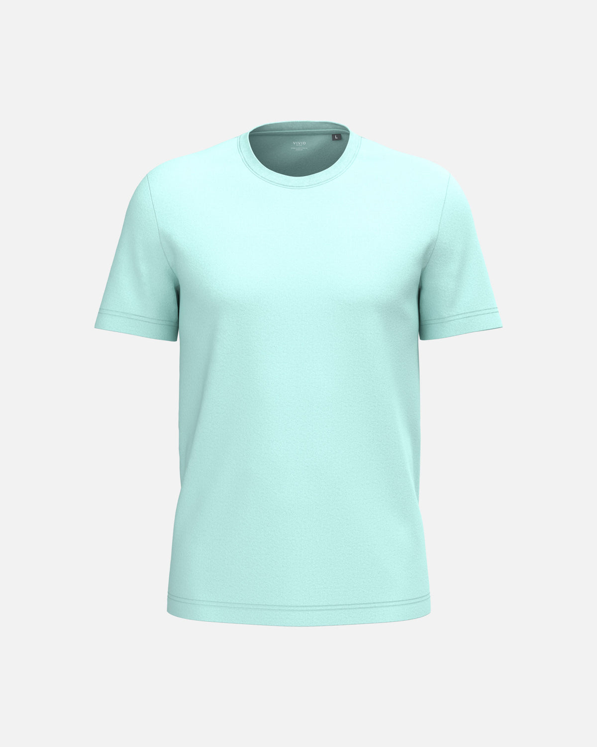 Klassisches Herren T-Shirt Ice Mint von VIVID