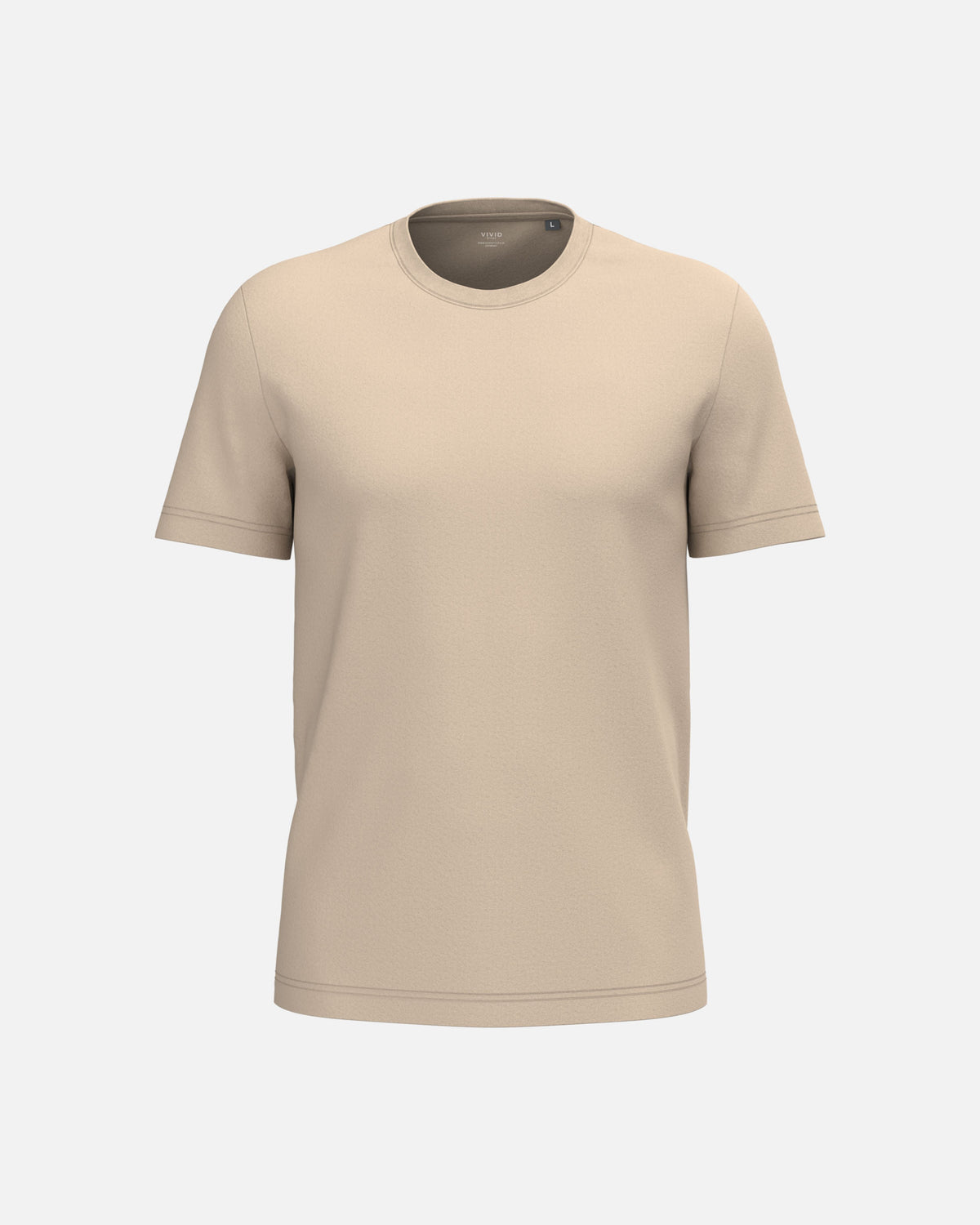 Klassisches Herren T-Shirt Desert Sand von VIVID