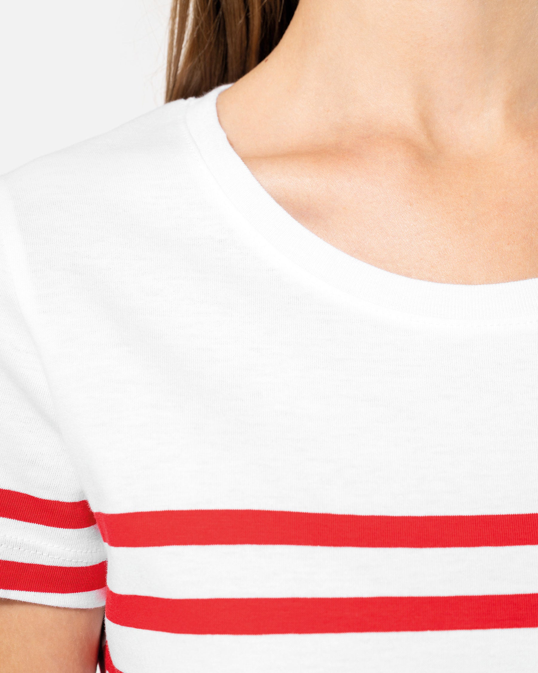 Damen T-Shirt im Marine-Look