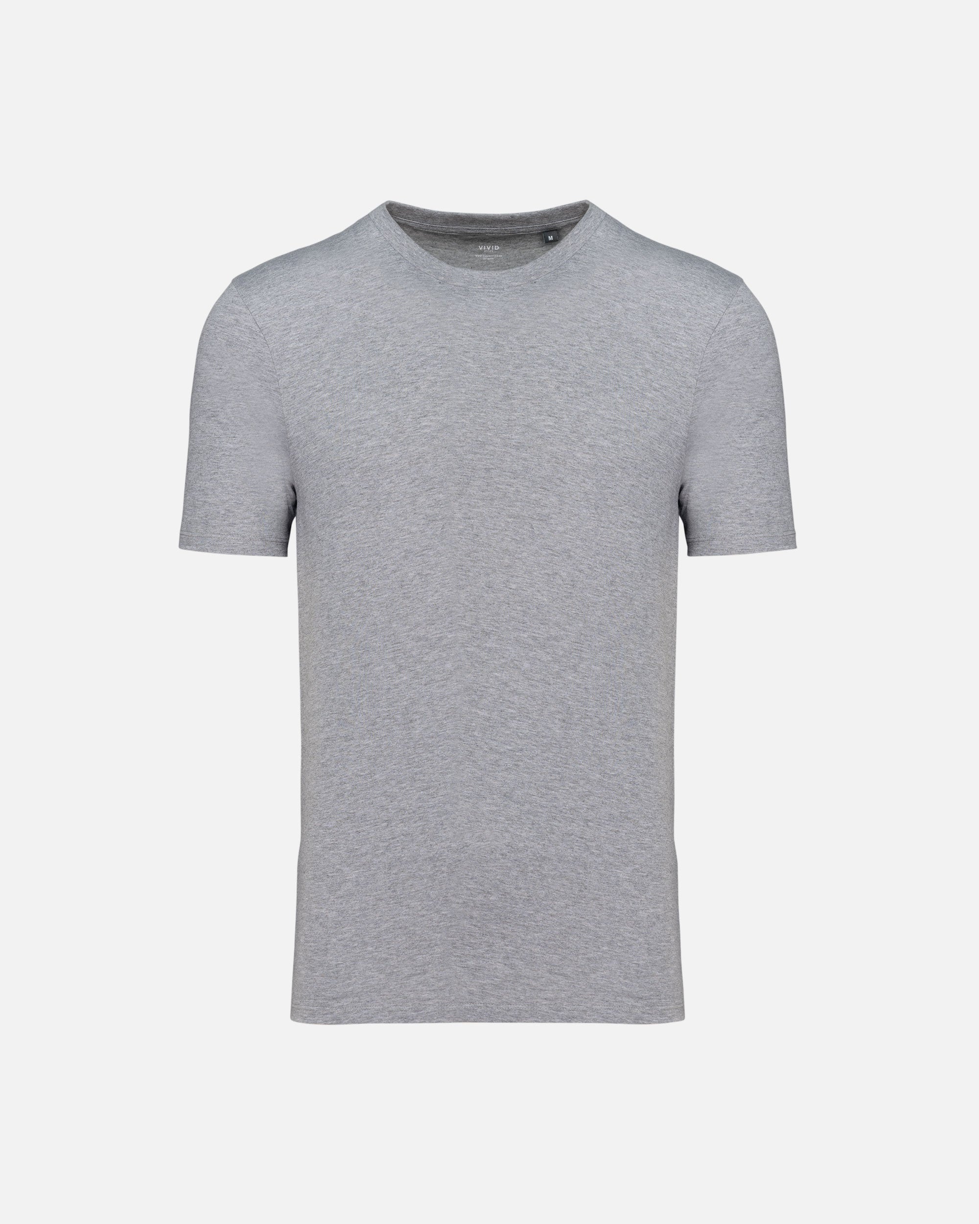 Leichtes Unisex Basic T-Shirt Grey Heather von VIVID