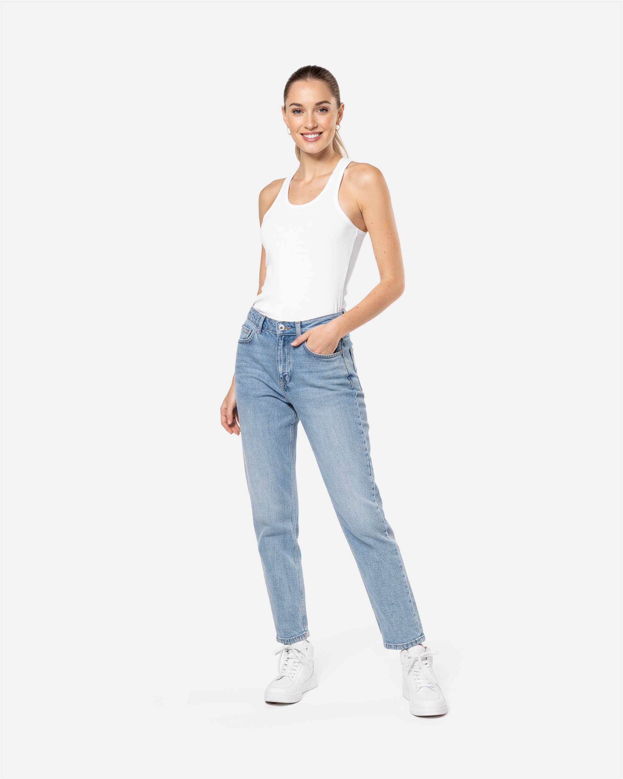 Klassisches Damen Top mit Ringerrücken von VIVID