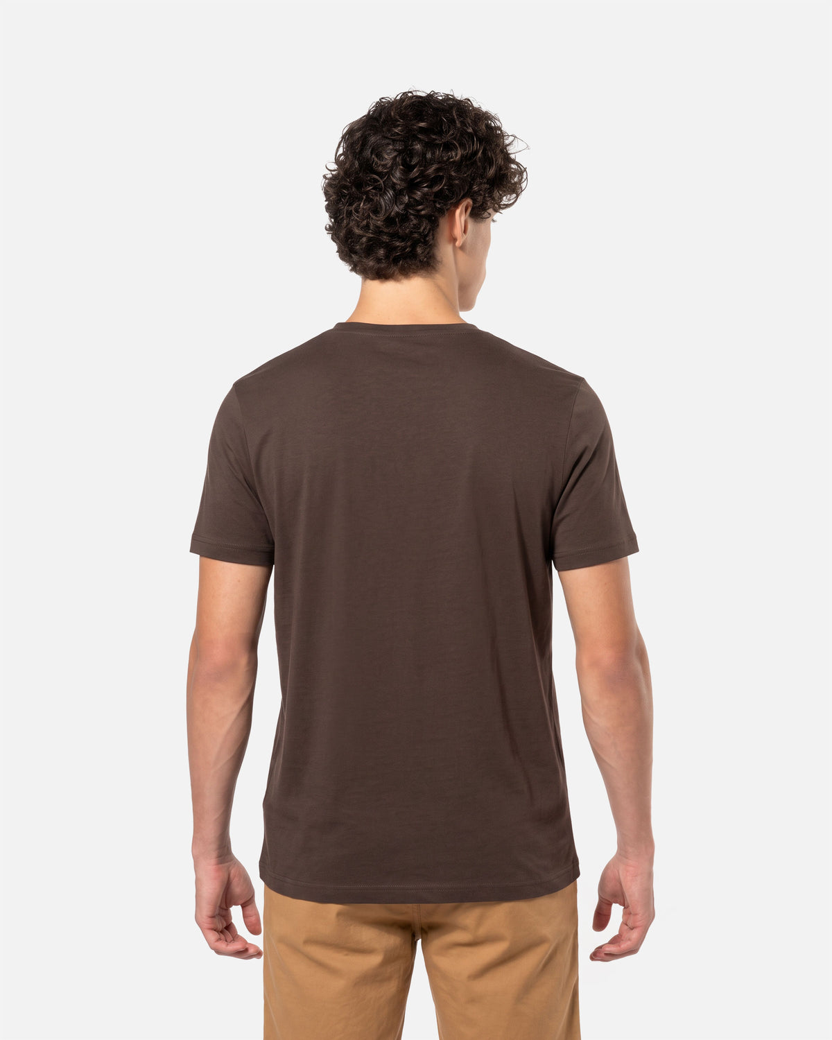 Klassisches Herren Basic T-Shirt mit V-Ausschnitt von VIVID