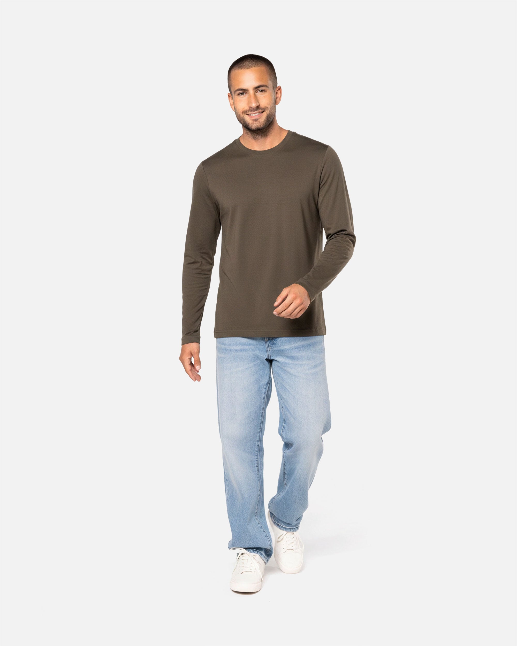 Klassisches Herren Langarmshirt von VIVID