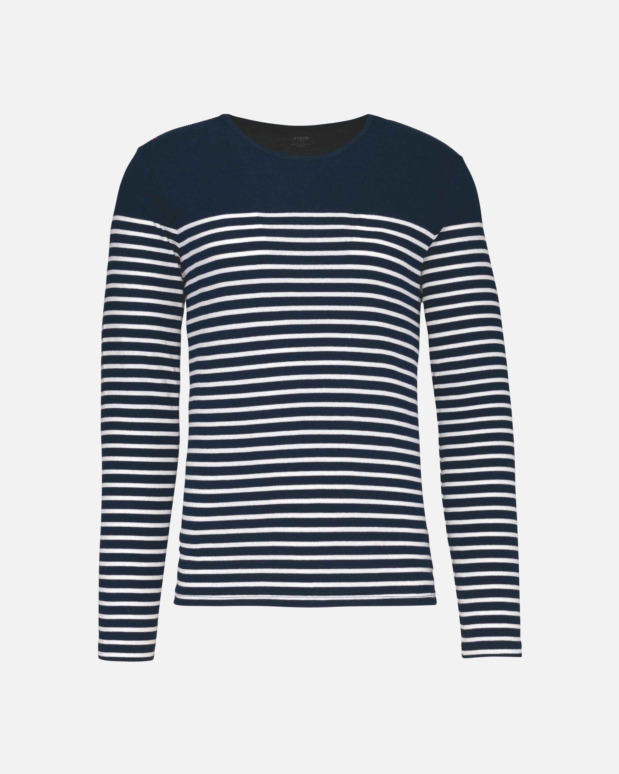Herren Langarmshirt im Marine-Look