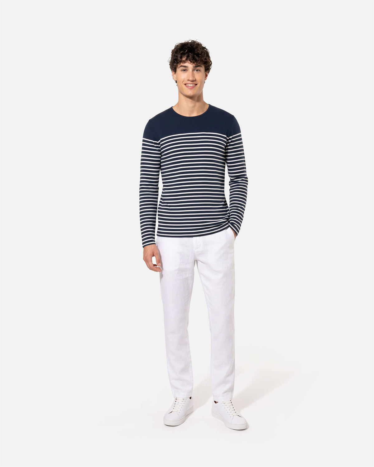 Herren Langarmshirt im Marine-Look von VIVID