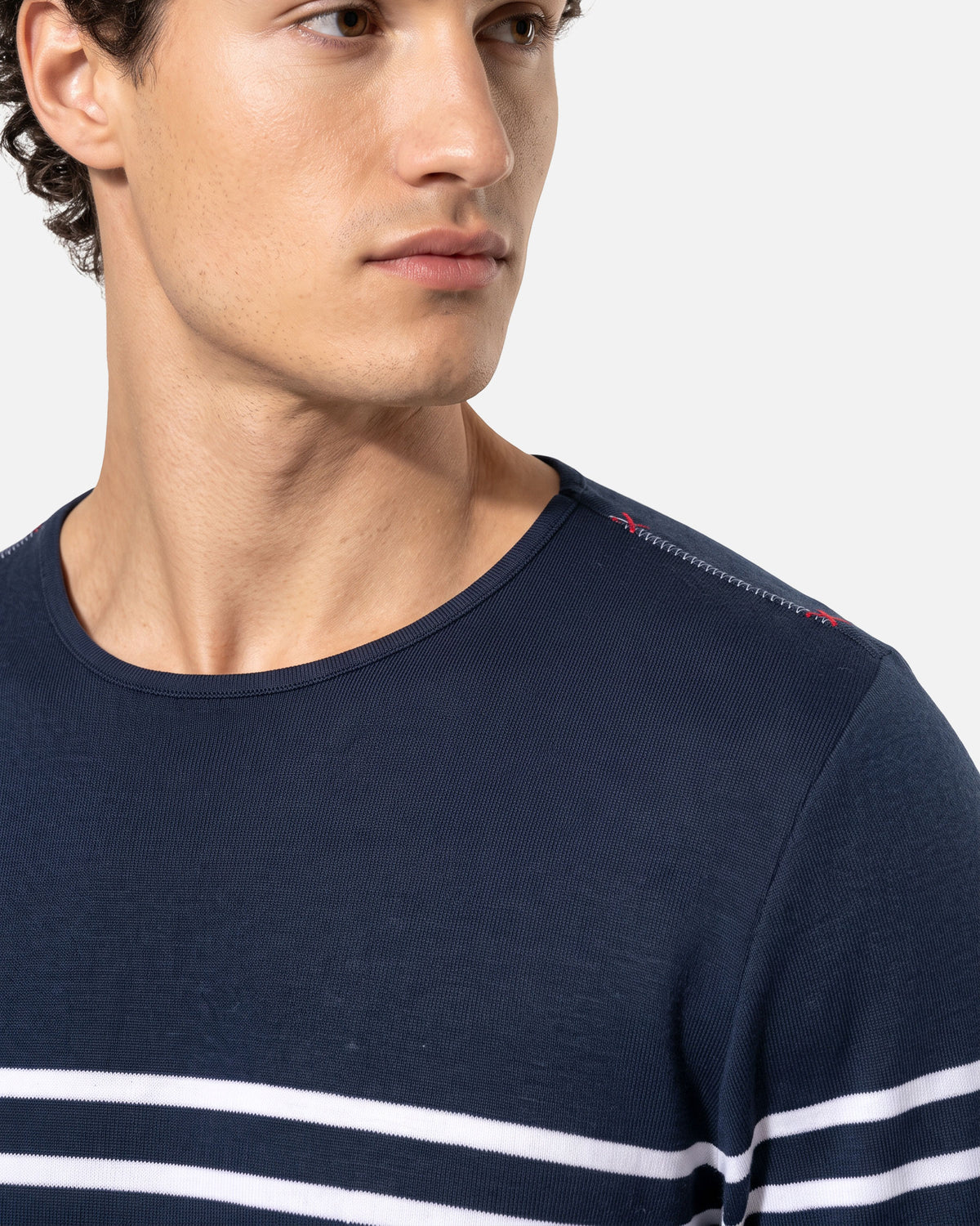 Herren Langarmshirt im Marine-Look von VIVID