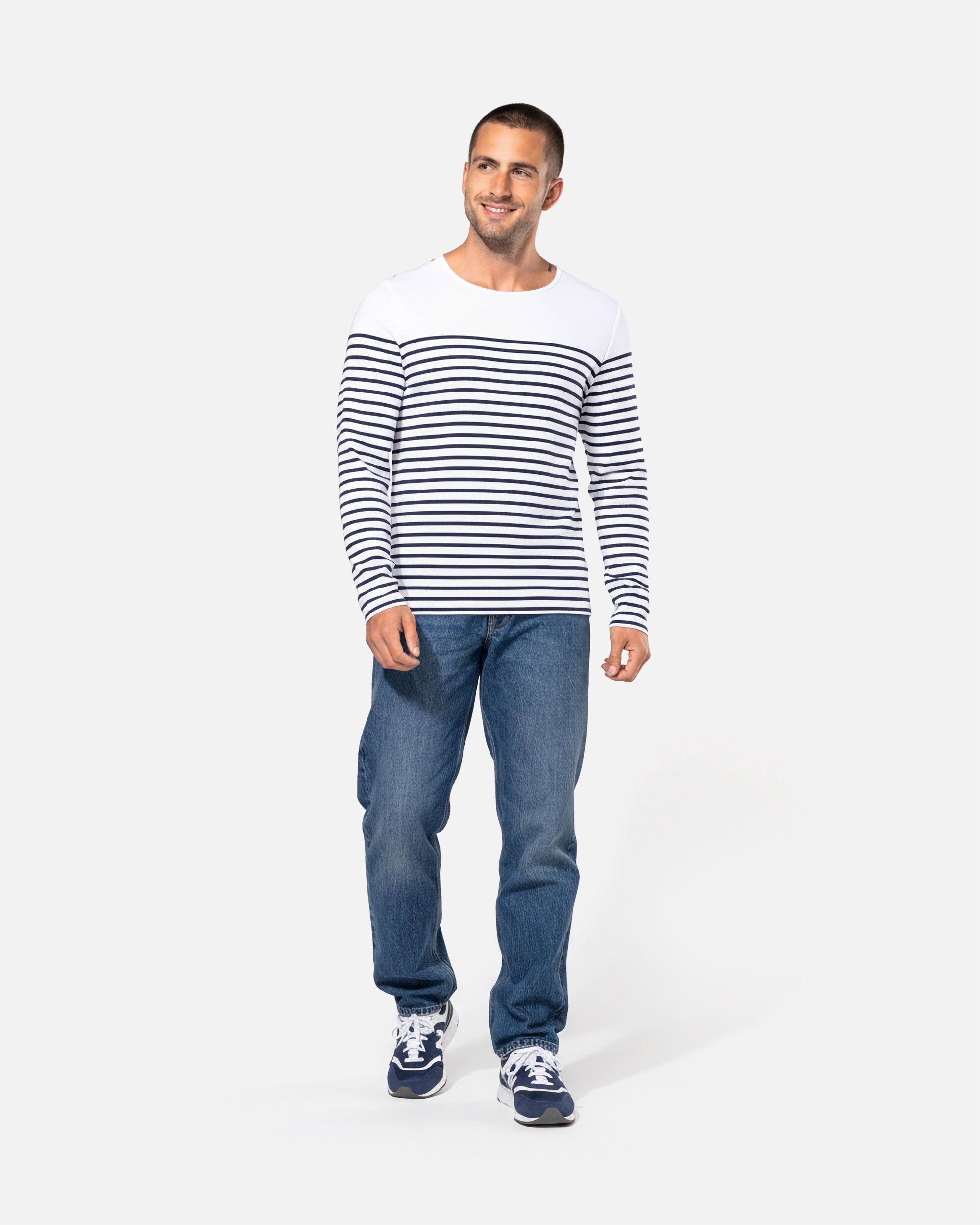 Herren Langarmshirt im Marine-Look von VIVID
