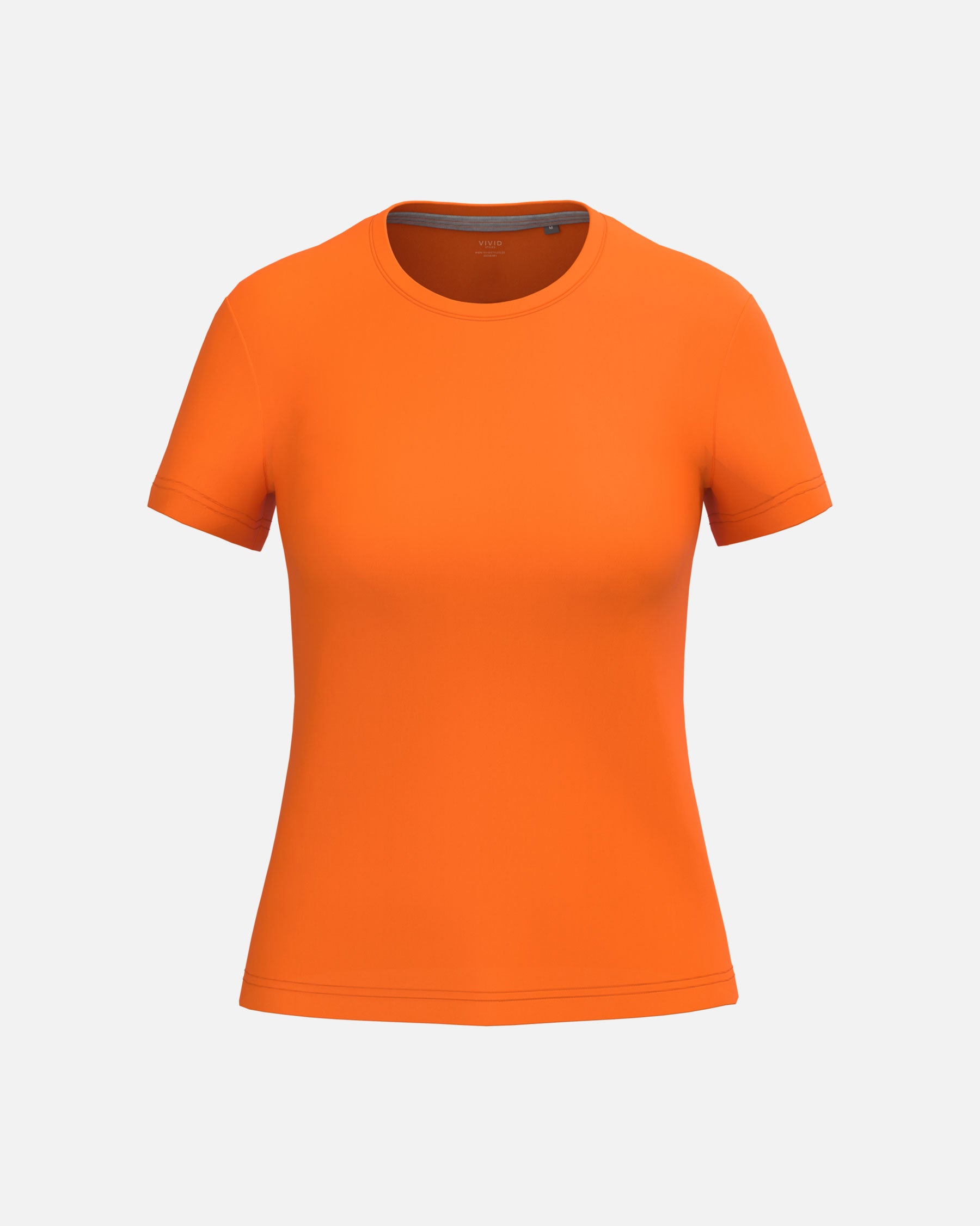 Klassisches Damen T-Shirt Orange von VIVID
