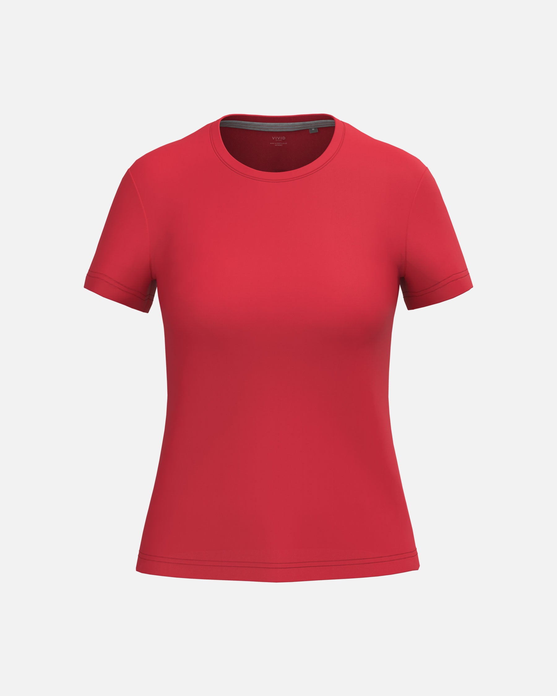 Klassisches Damen T-Shirt City Red von VIVID