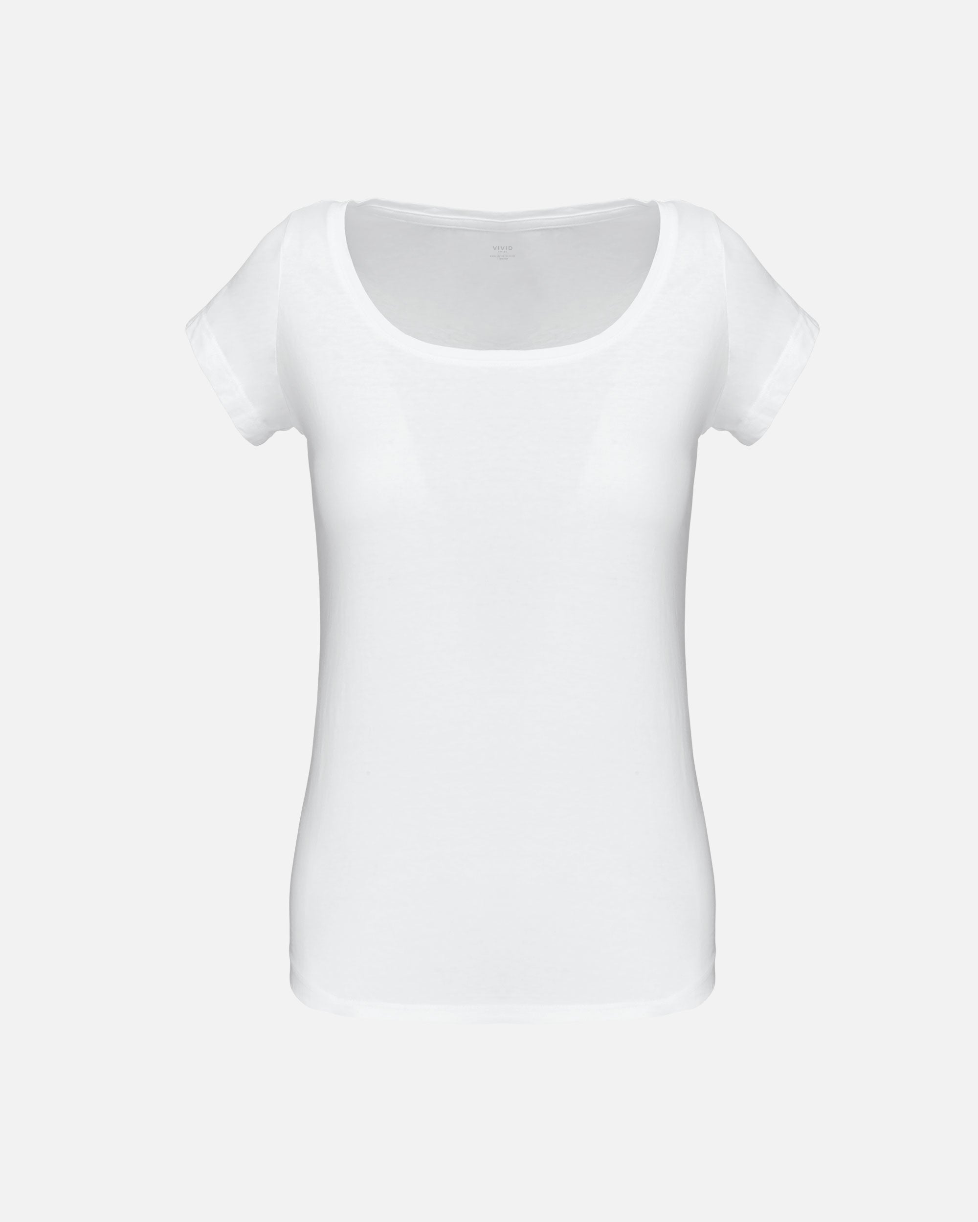 Damen T-Shirt mit U-Boot-Ausschnitt