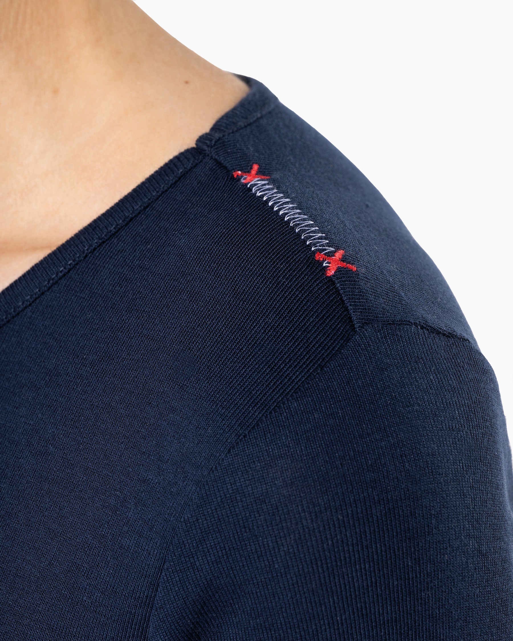 Damen Langarmshirt im Marine-Look von VIVID