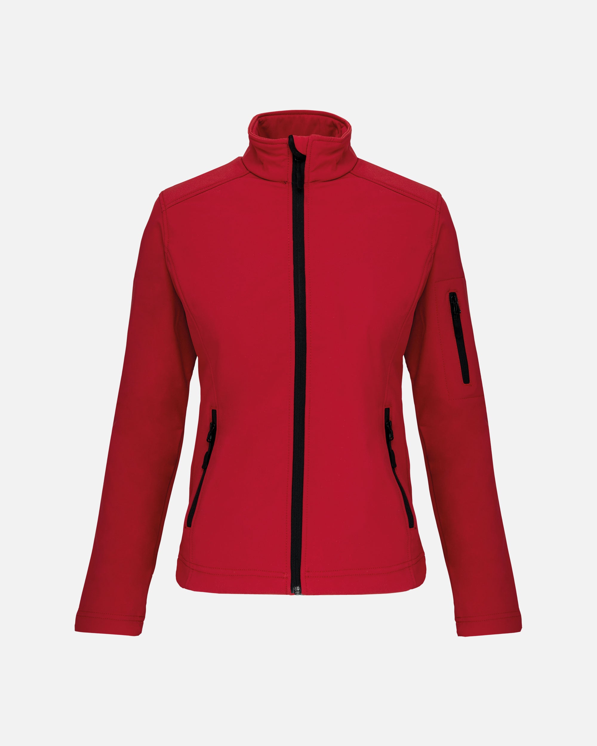 Damen Softshell Jacke Fire Red von VIVID