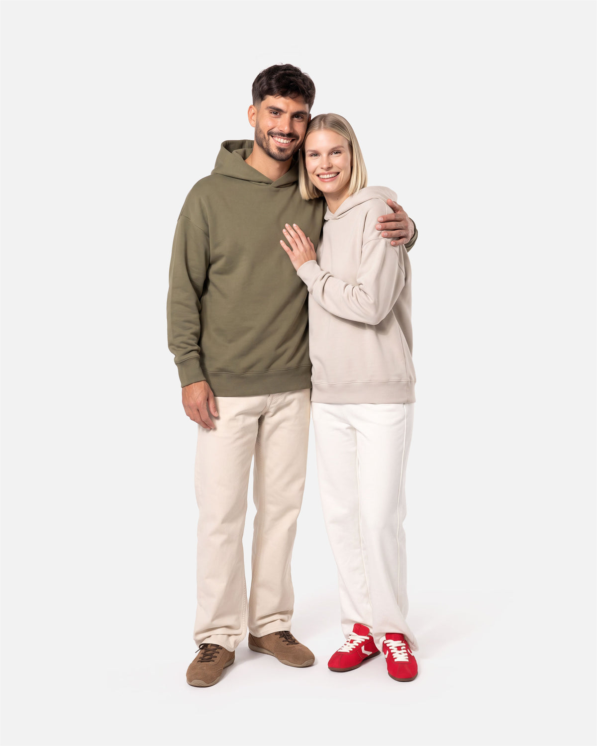 Übergroßes Molton Unisex Kapuzensweatshirt von VIVID