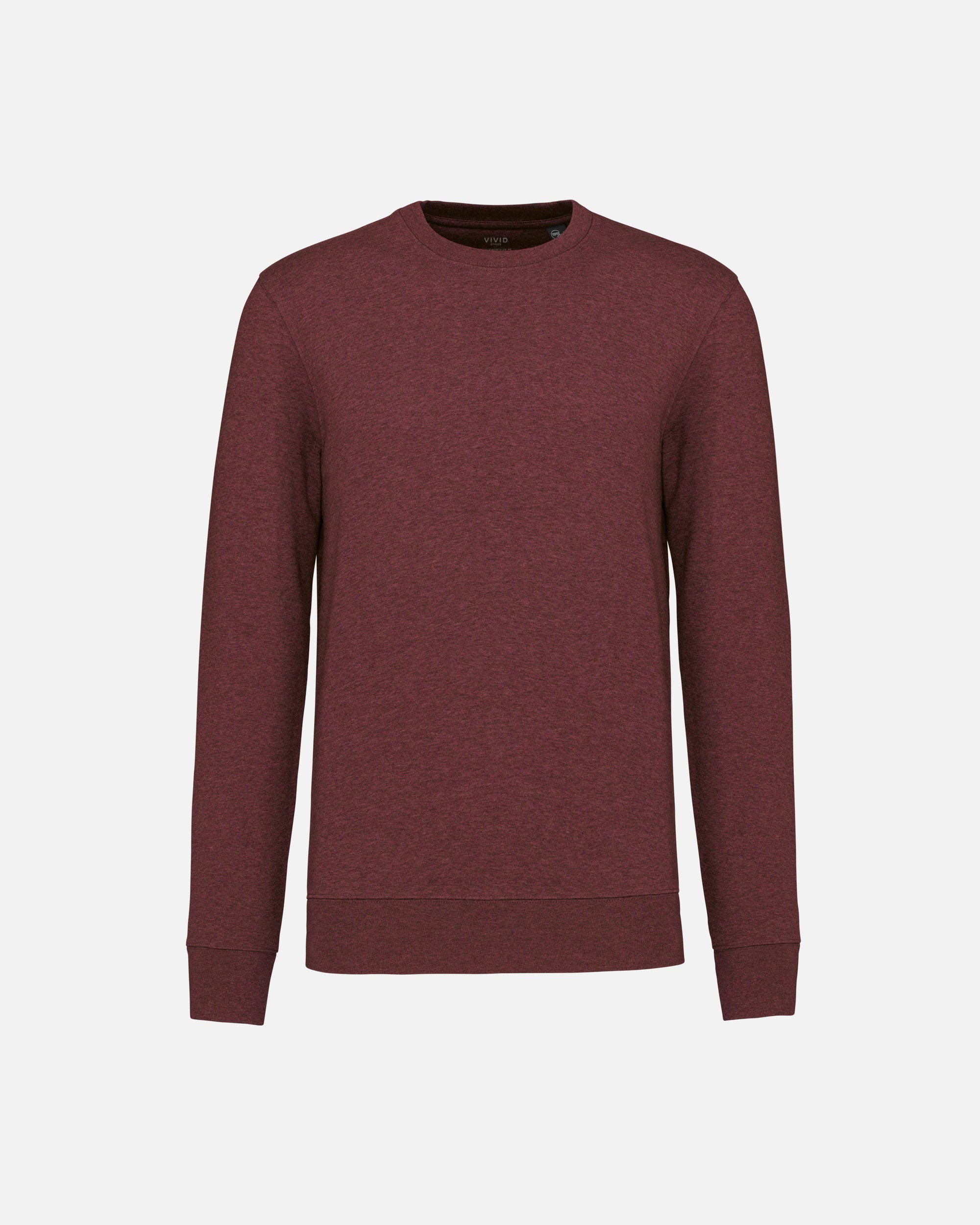 Herren Sweatshirt Burgundy Heather von VIVID