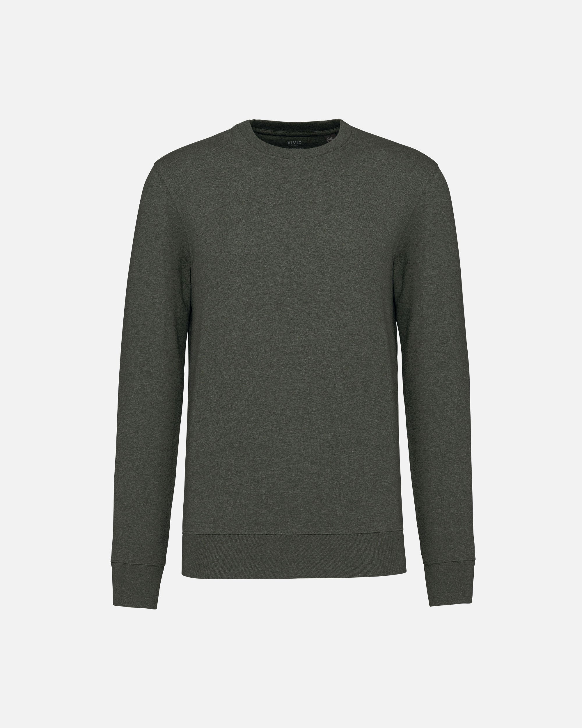 Herren Sweatshirt Green Marble Heather von VIVID