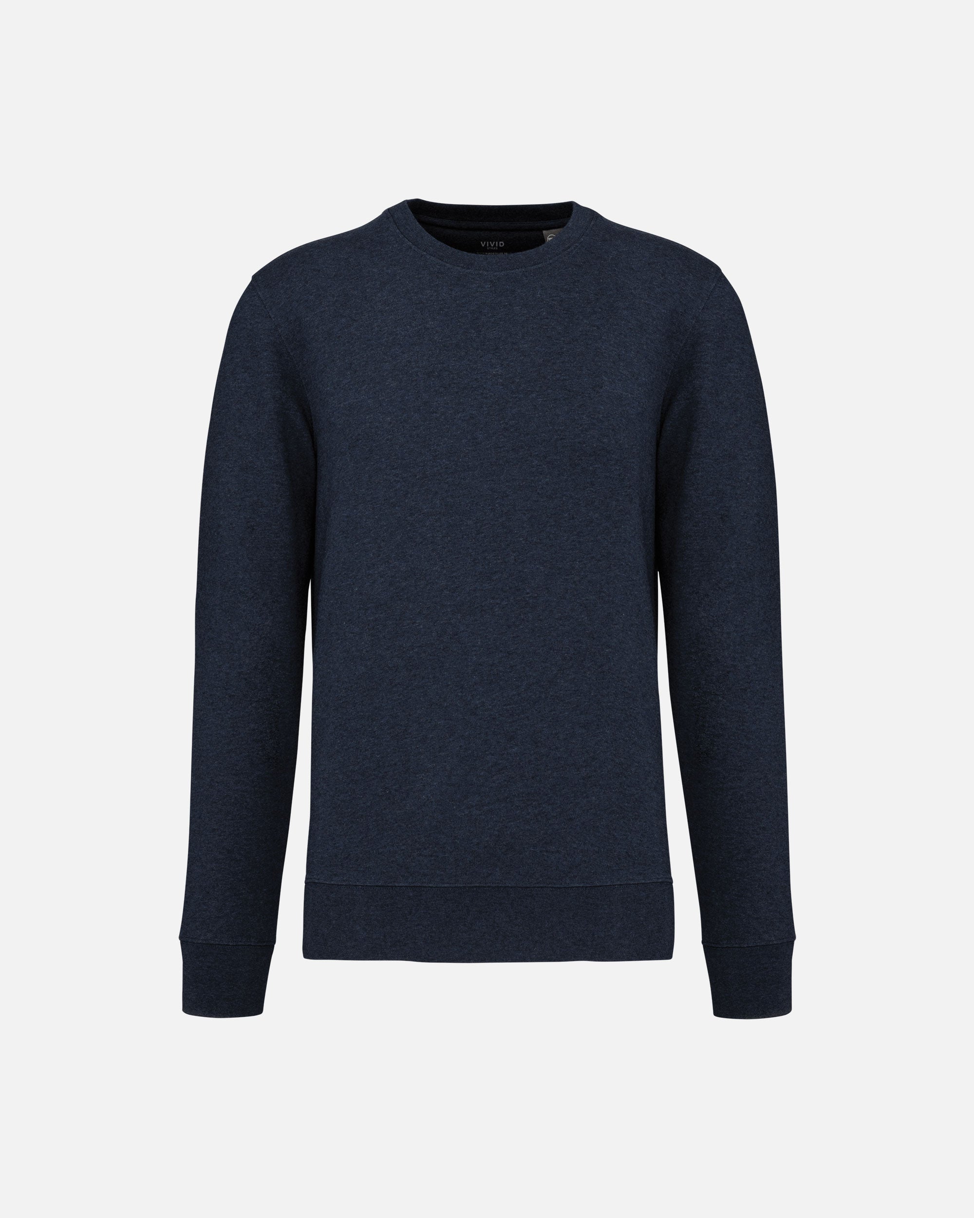 Herren Sweatshirt Navy Blue Heather von VIVID