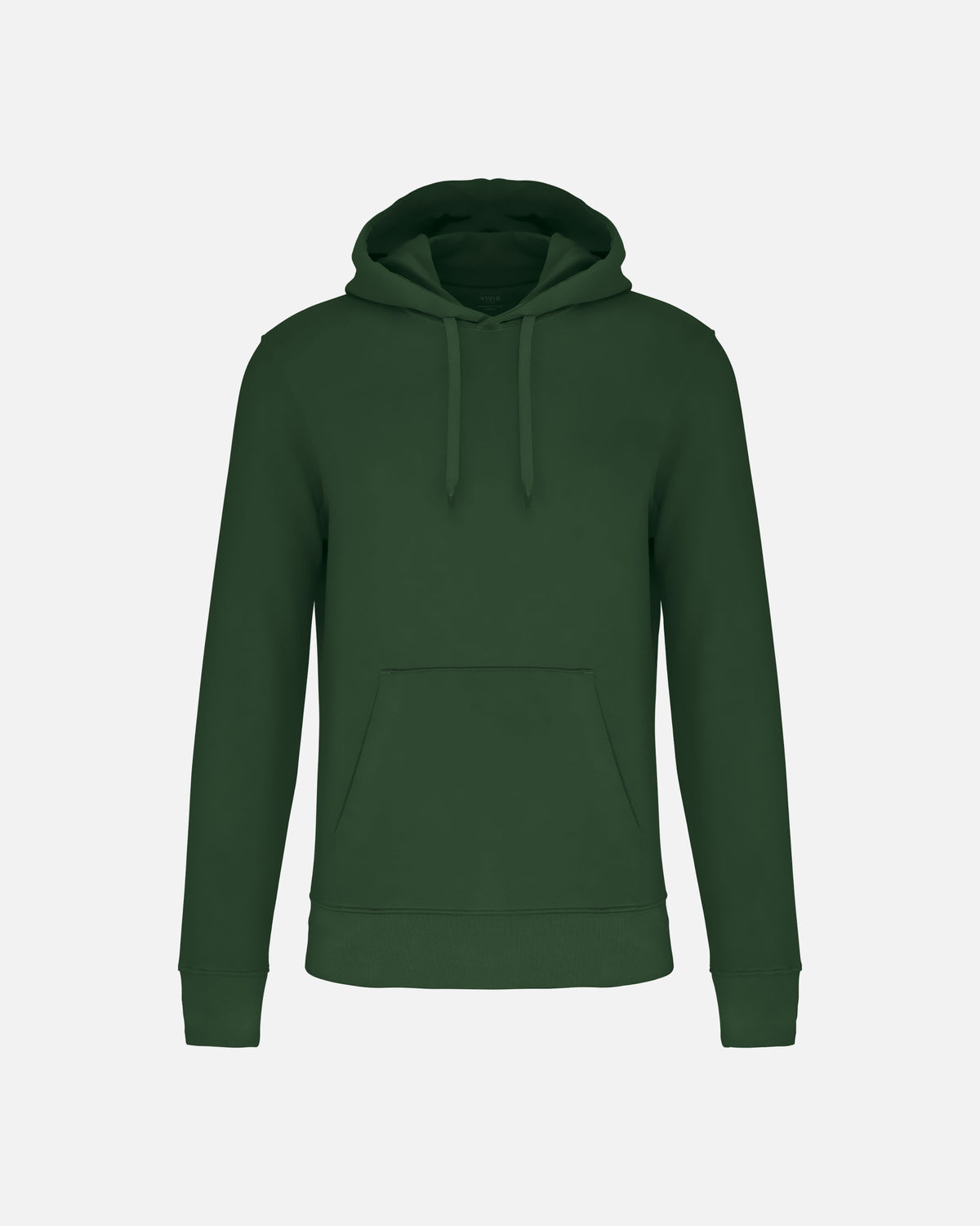 Klassisches Herren Kapuzensweatshirt Forest Green von VIVID