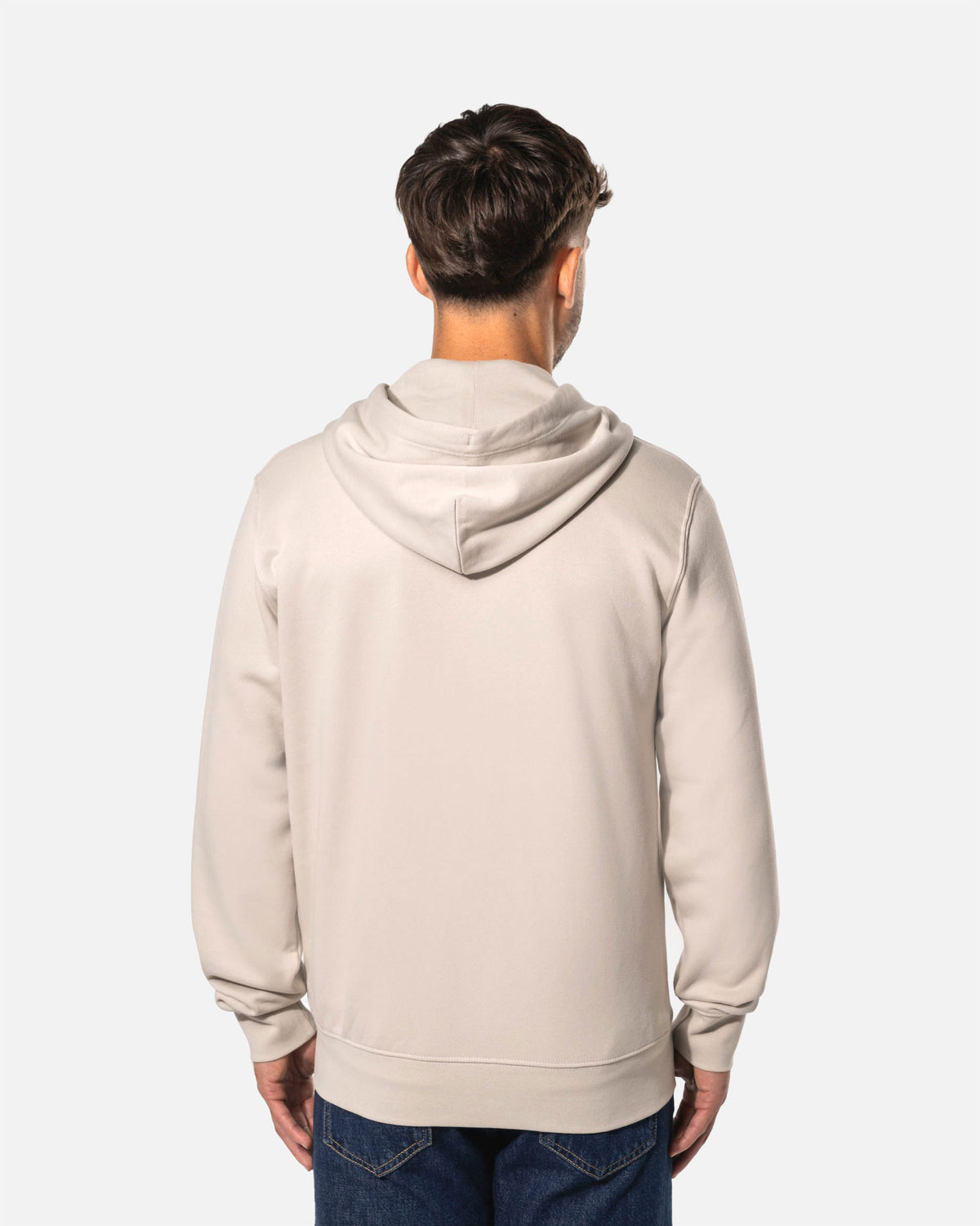 Klassisches Herren Zip Kapuzensweatshirt von VIVID