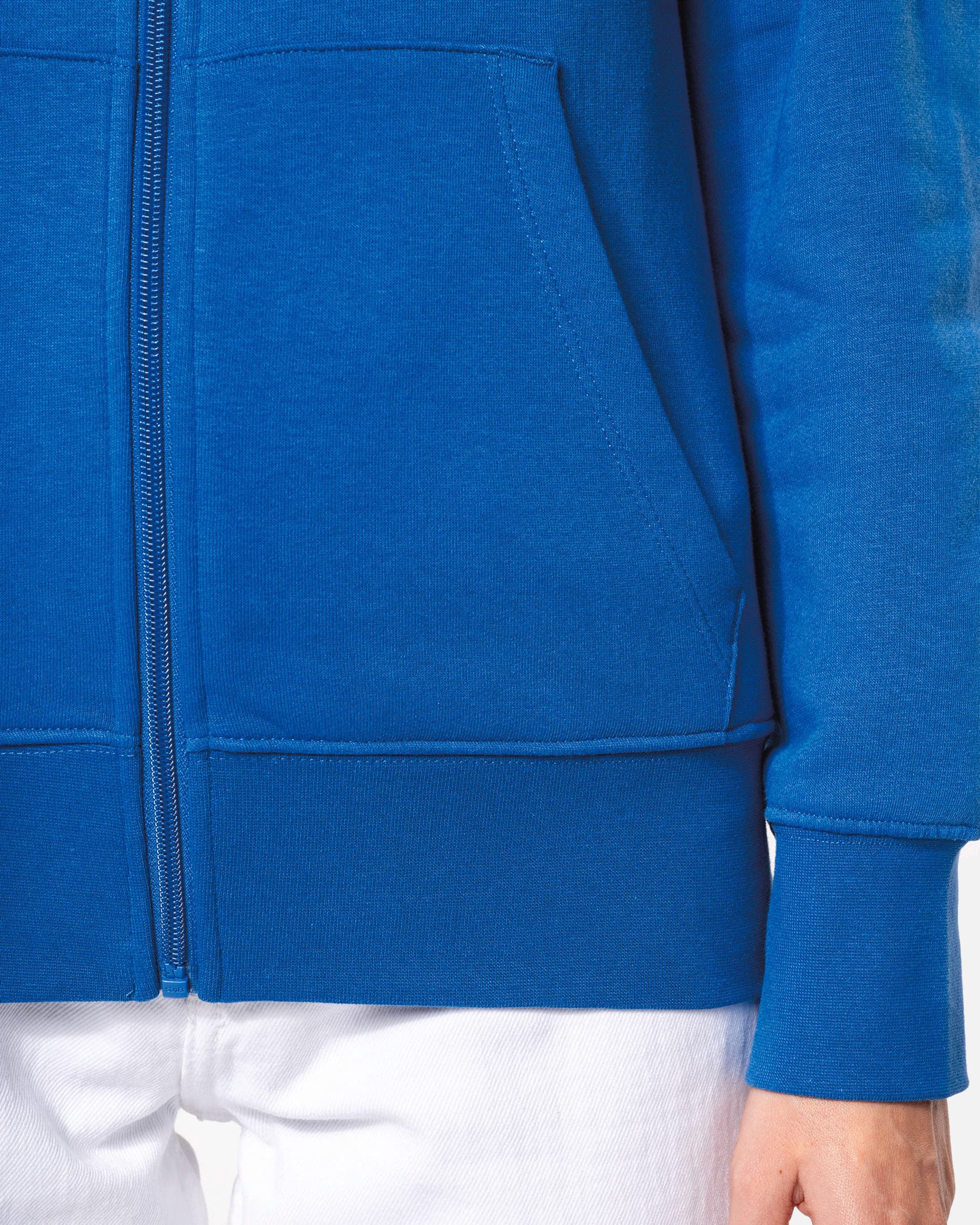 Klassisches Damen Zip Kapuzensweatshirt von VIVID