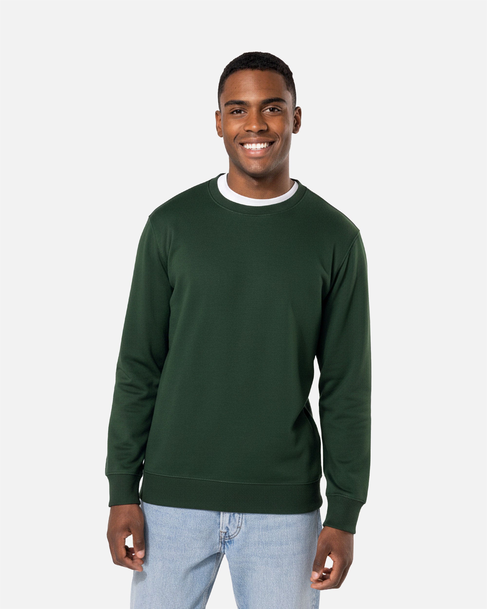 Klassisches Unisex Sweatshirt Forest Green von VIVID