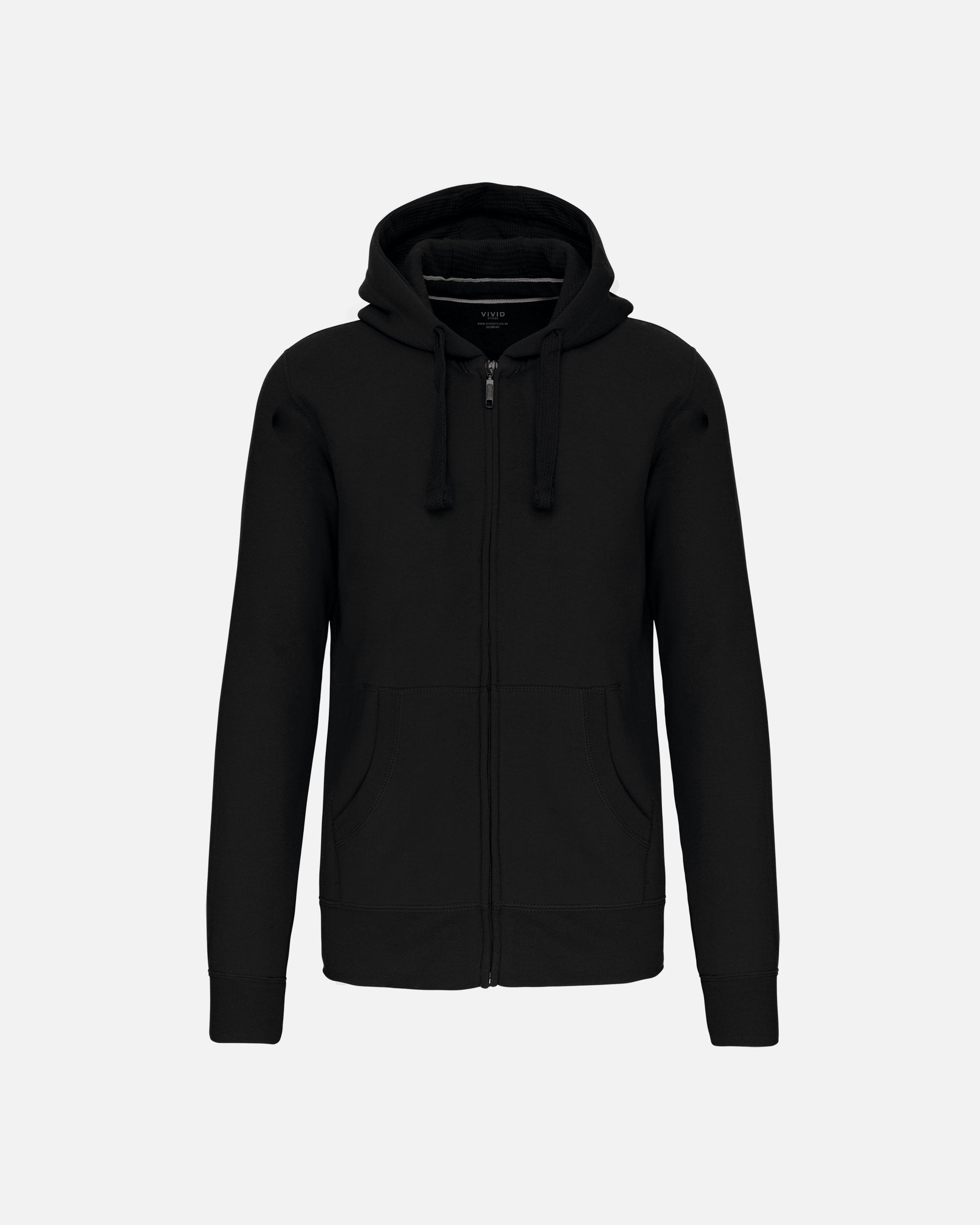 Herren Zip Kapuzensweatshirt