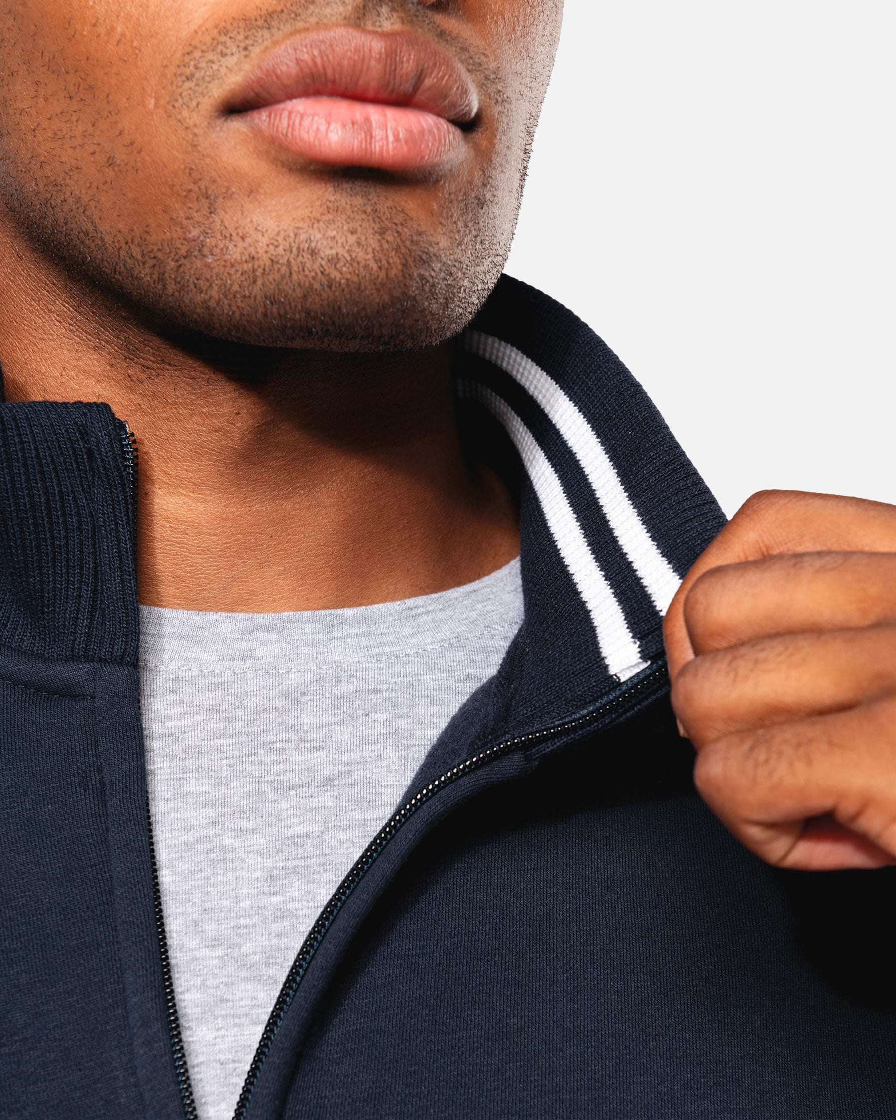 Schweres Herren Fleece 1/4 Zip Sweatshirt von VIVID