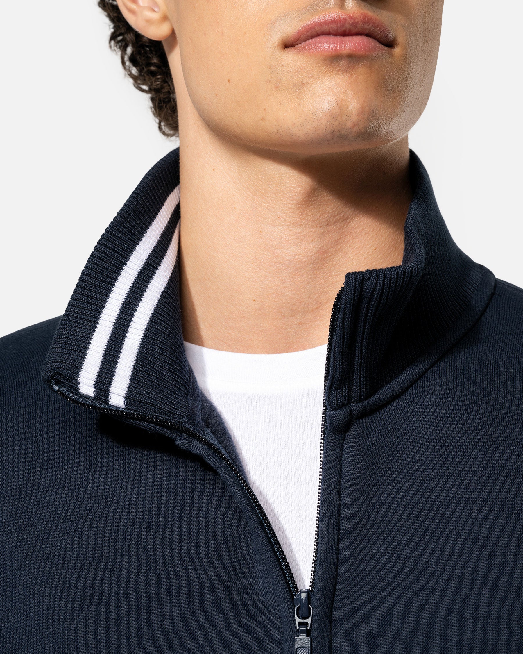 Schweres Herren Fleece 1/4 Zip Sweatshirt von VIVID