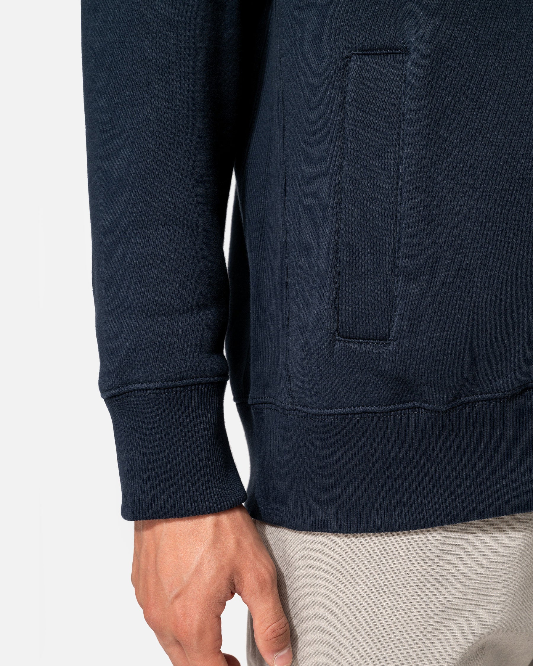 Schweres Herren Fleece 1/4 Zip Sweatshirt von VIVID