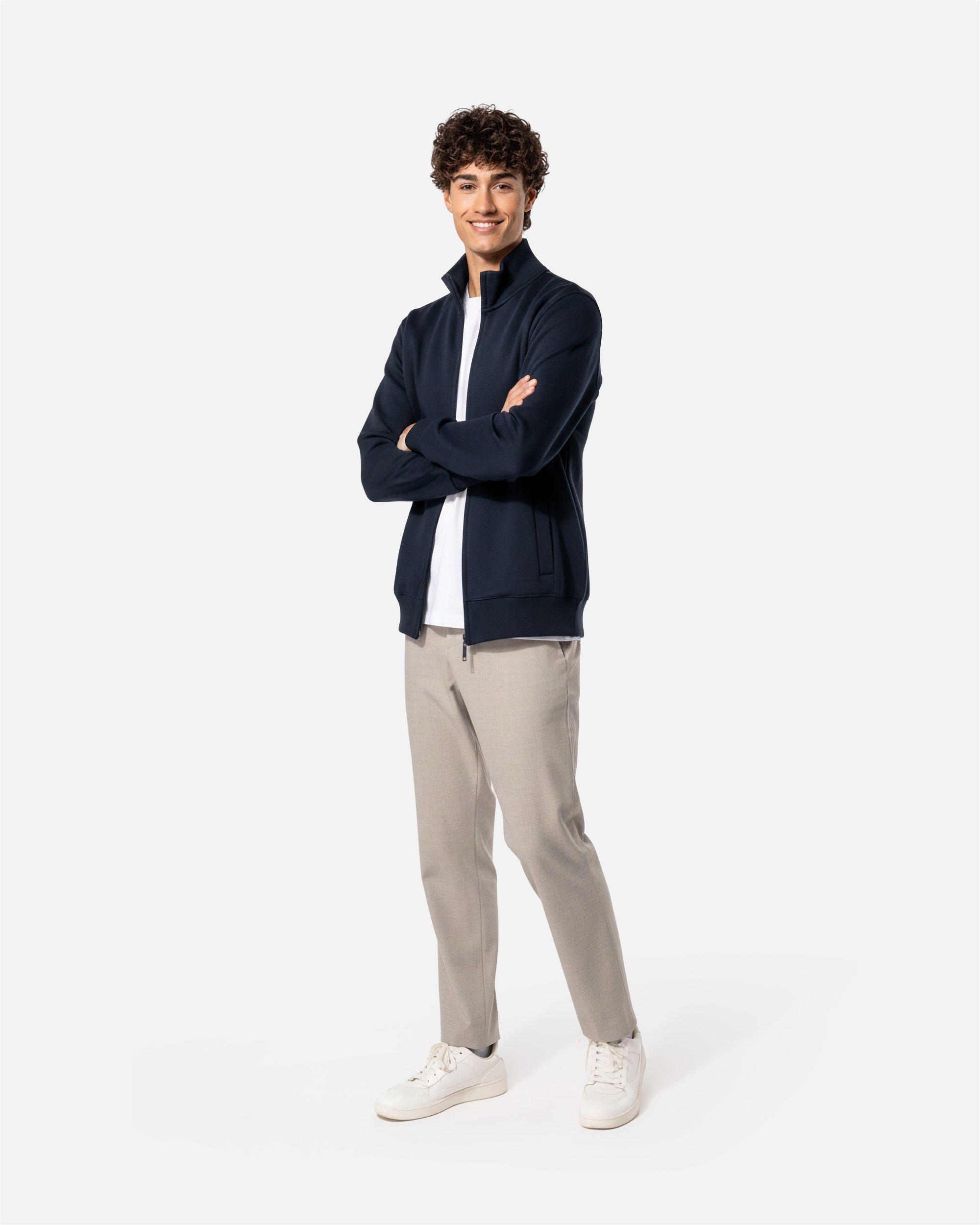 Schweres Herren Fleece 1/4 Zip Sweatshirt von VIVID