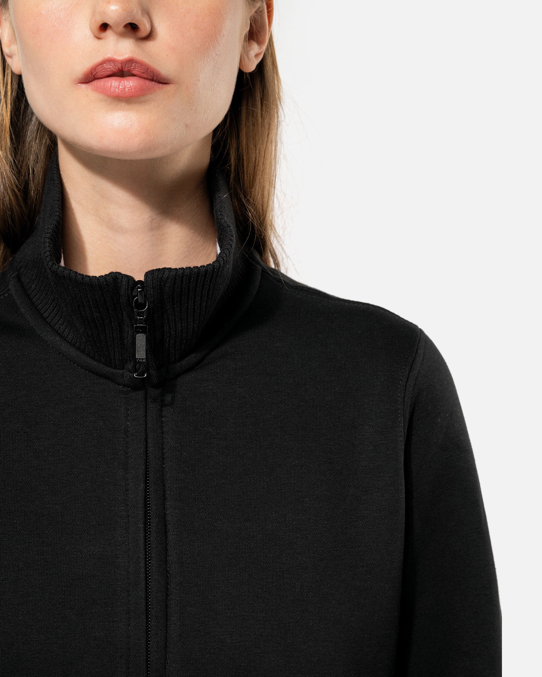 Schweres Damen Fleece 1/4 Zip Sweatshirt von VIVID