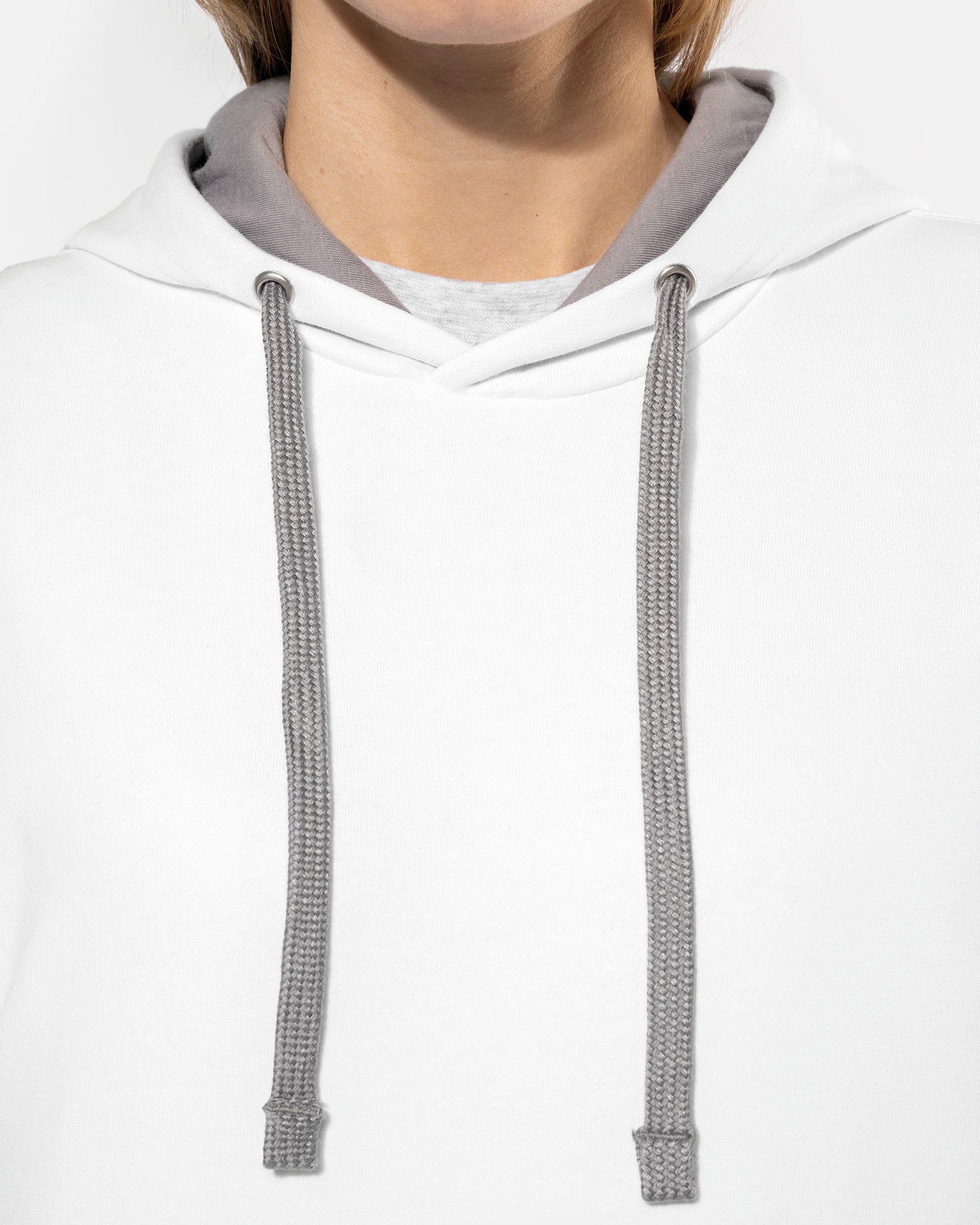 Zweifarbiges Damen Kapuzensweatshirt von VIVID