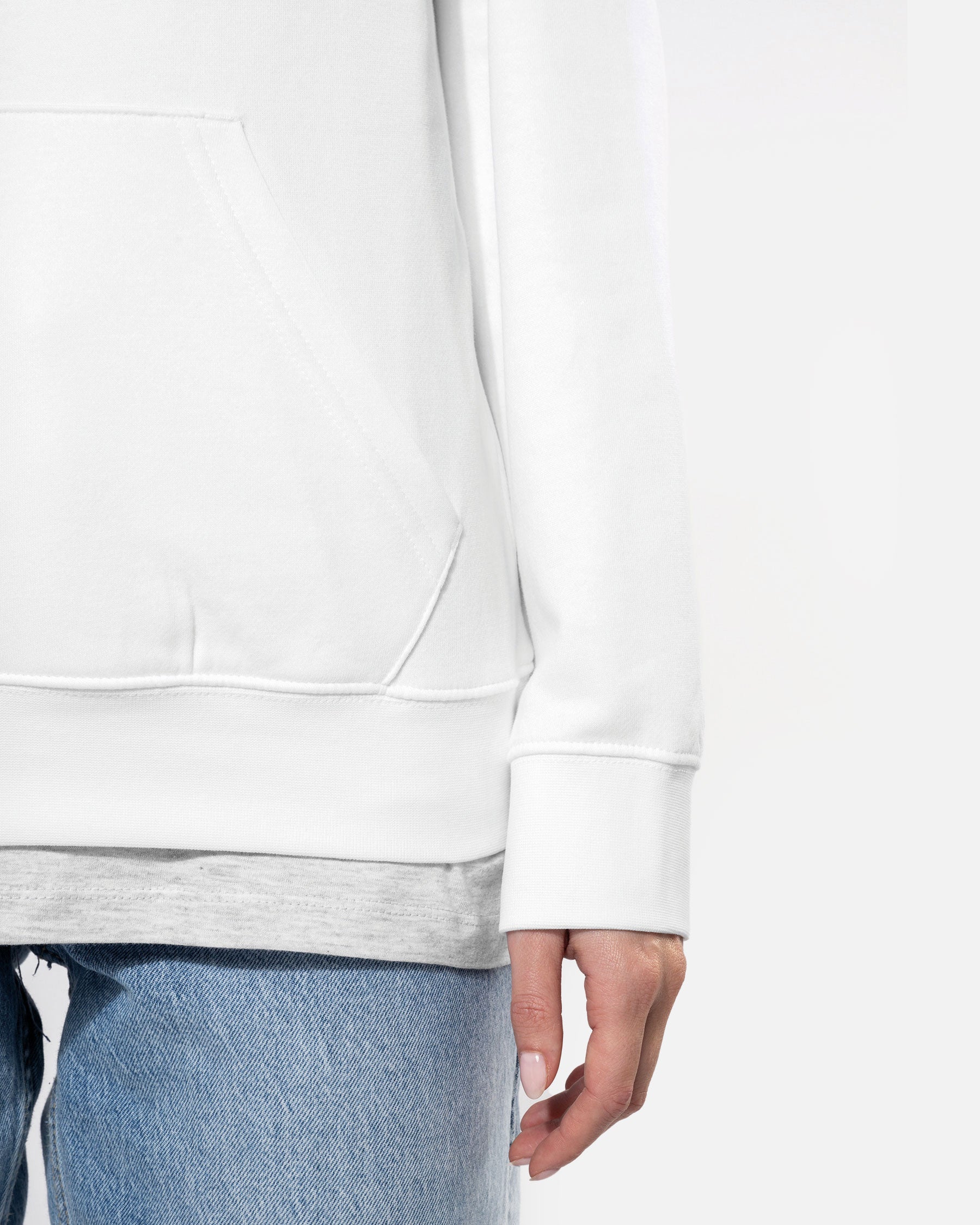 Zweifarbiges Damen Kapuzensweatshirt von VIVID