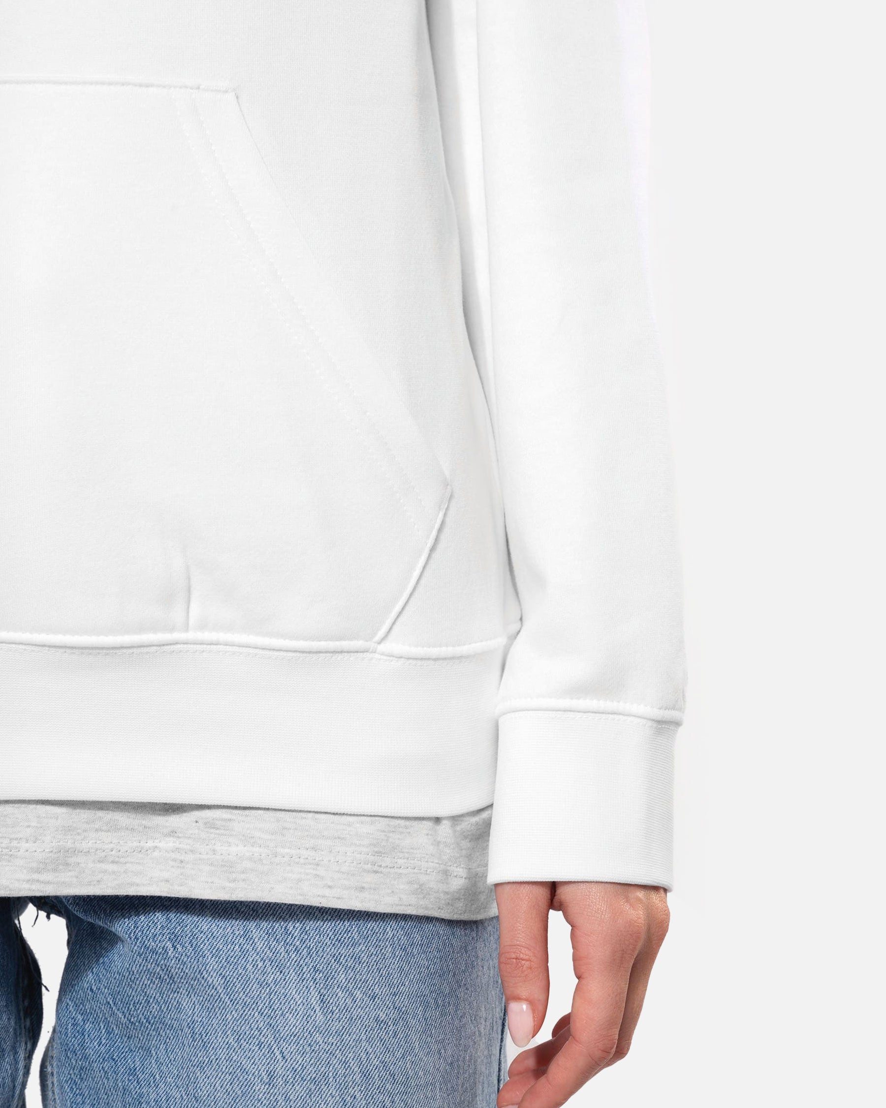 Zweifarbiges Damen Kapuzensweatshirt von VIVID