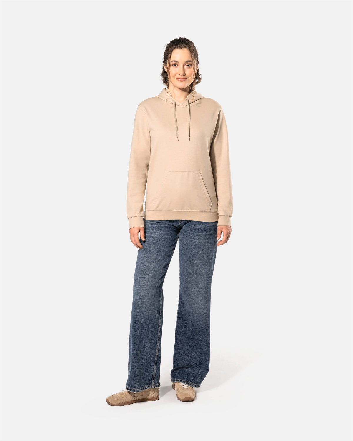 Damen Basic Kapuzensweatshirt von VIVID