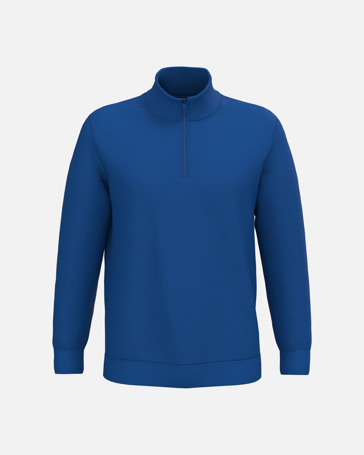 Herren Basic 1/4 Zip Sweatshirt Royal Blue von VIVID