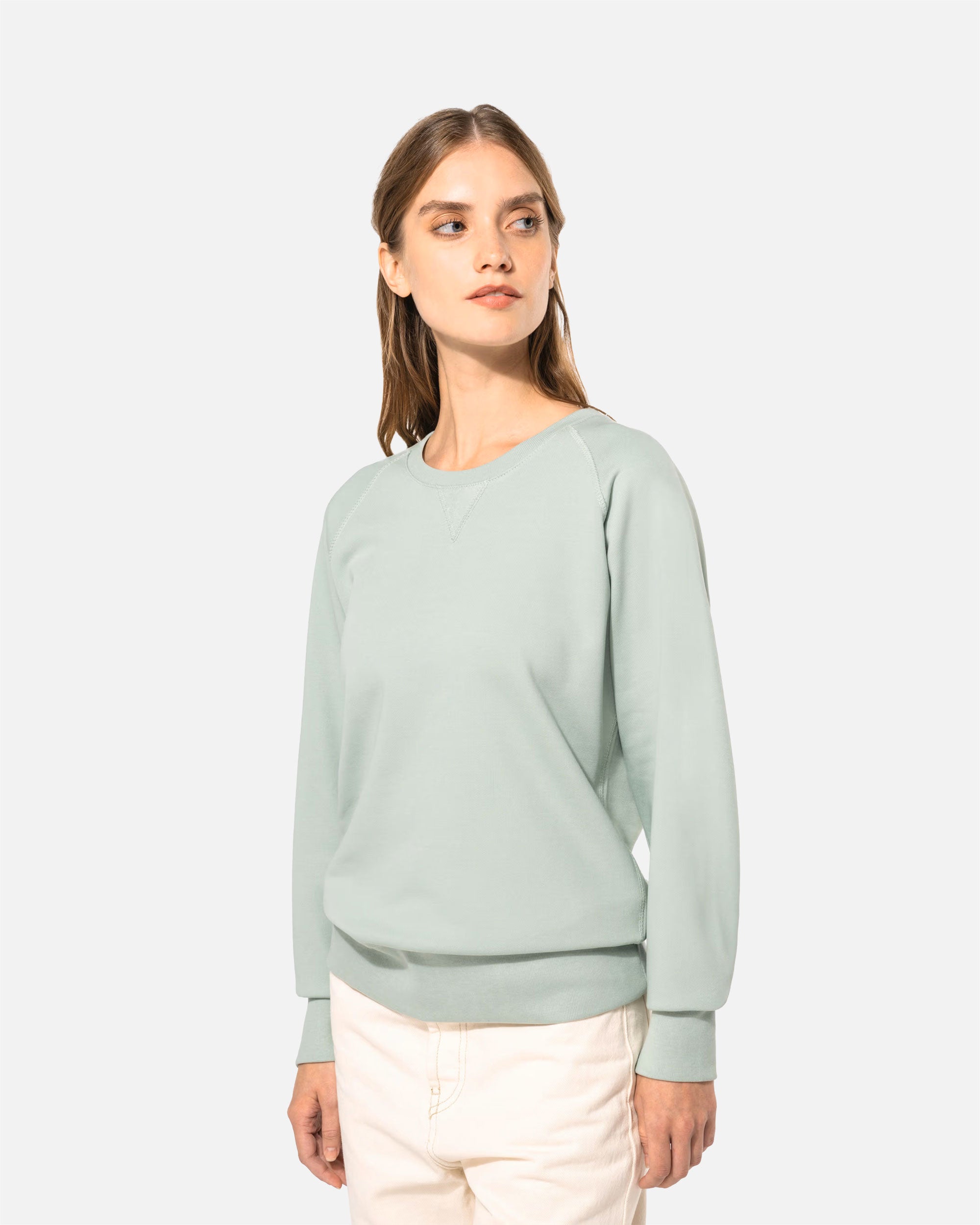 Damen Raglan Sweatshirt Sage von VIVID