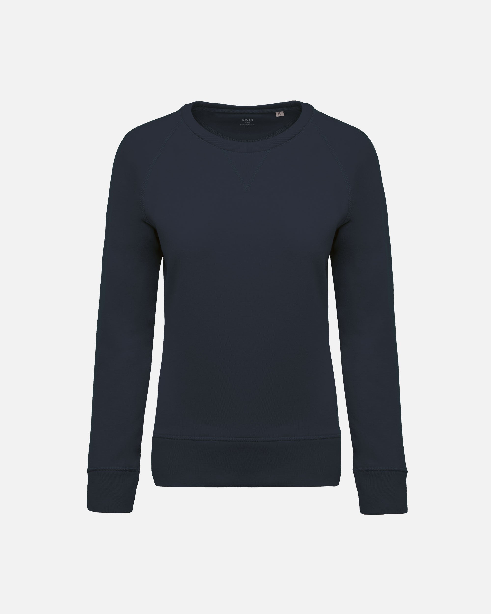 Damen Raglan Sweatshirt Navy Blue von VIVID
