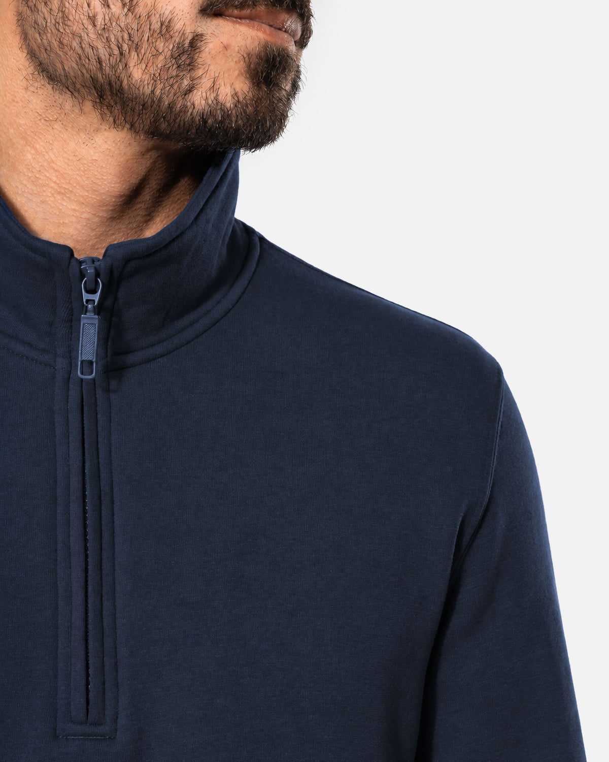 Klassisches Herren 1/4 Zip Sweatshirt von VIVID