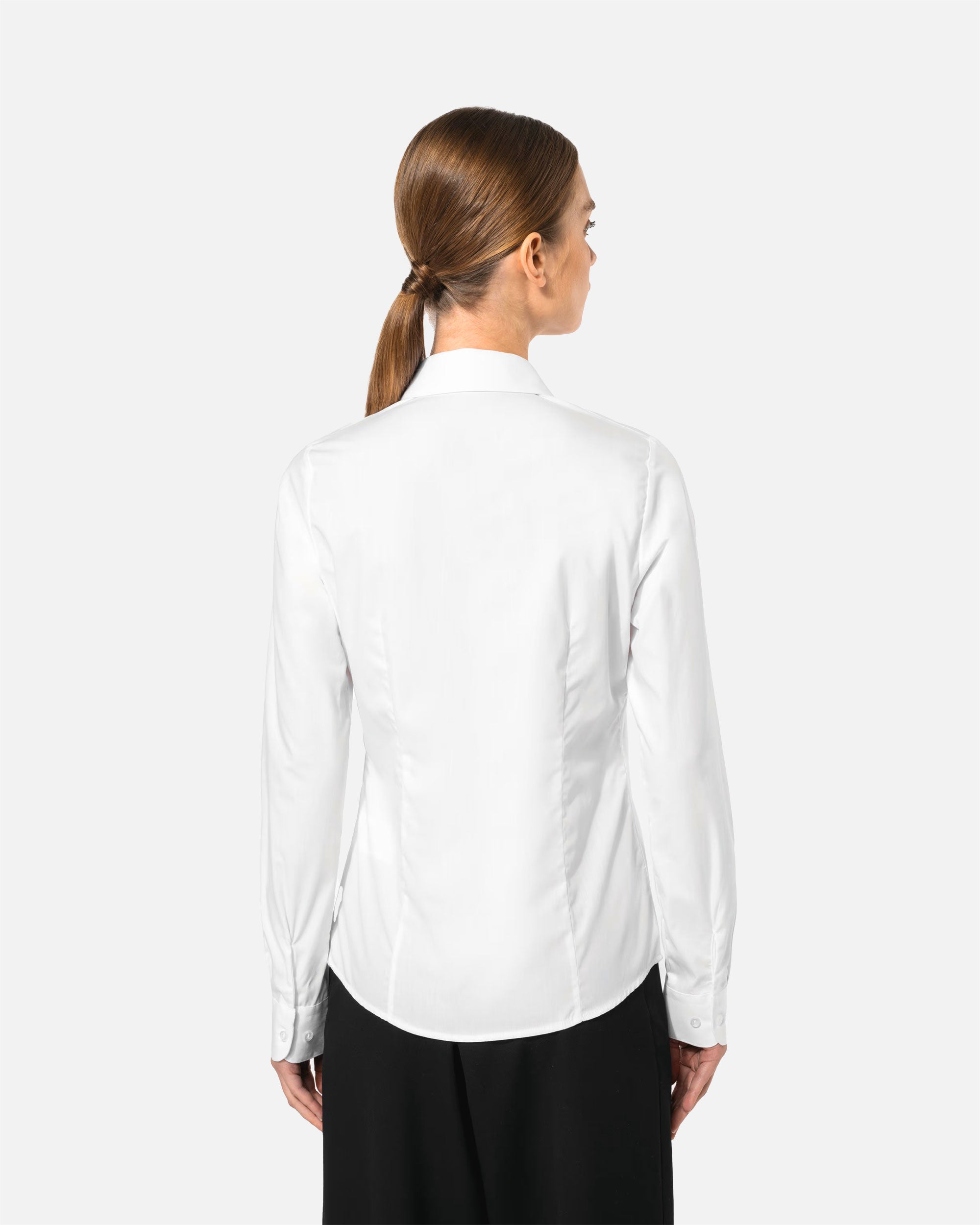 Damen Popeline Langarmbluse von VIVID