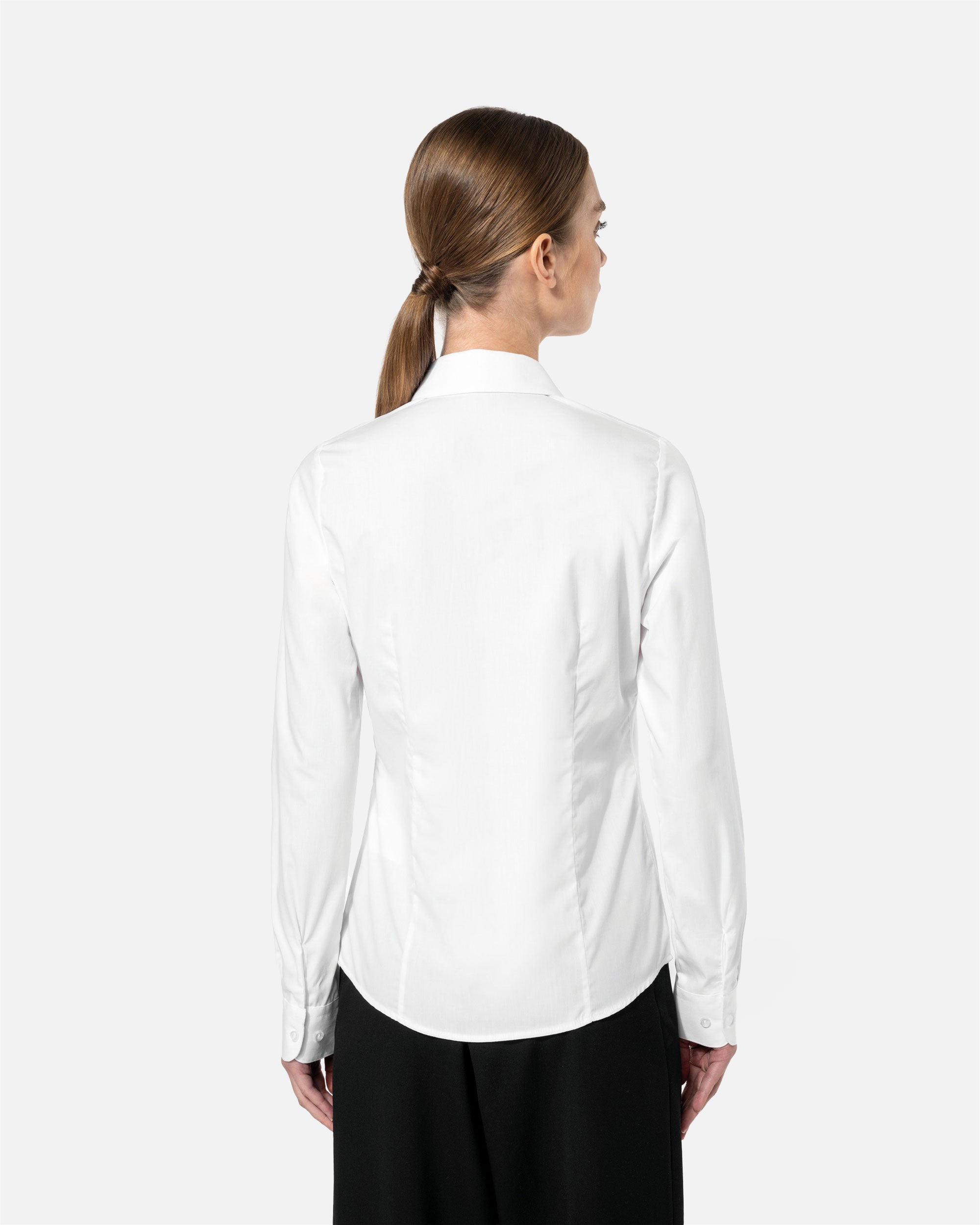 Damen Popeline Langarmbluse von VIVID