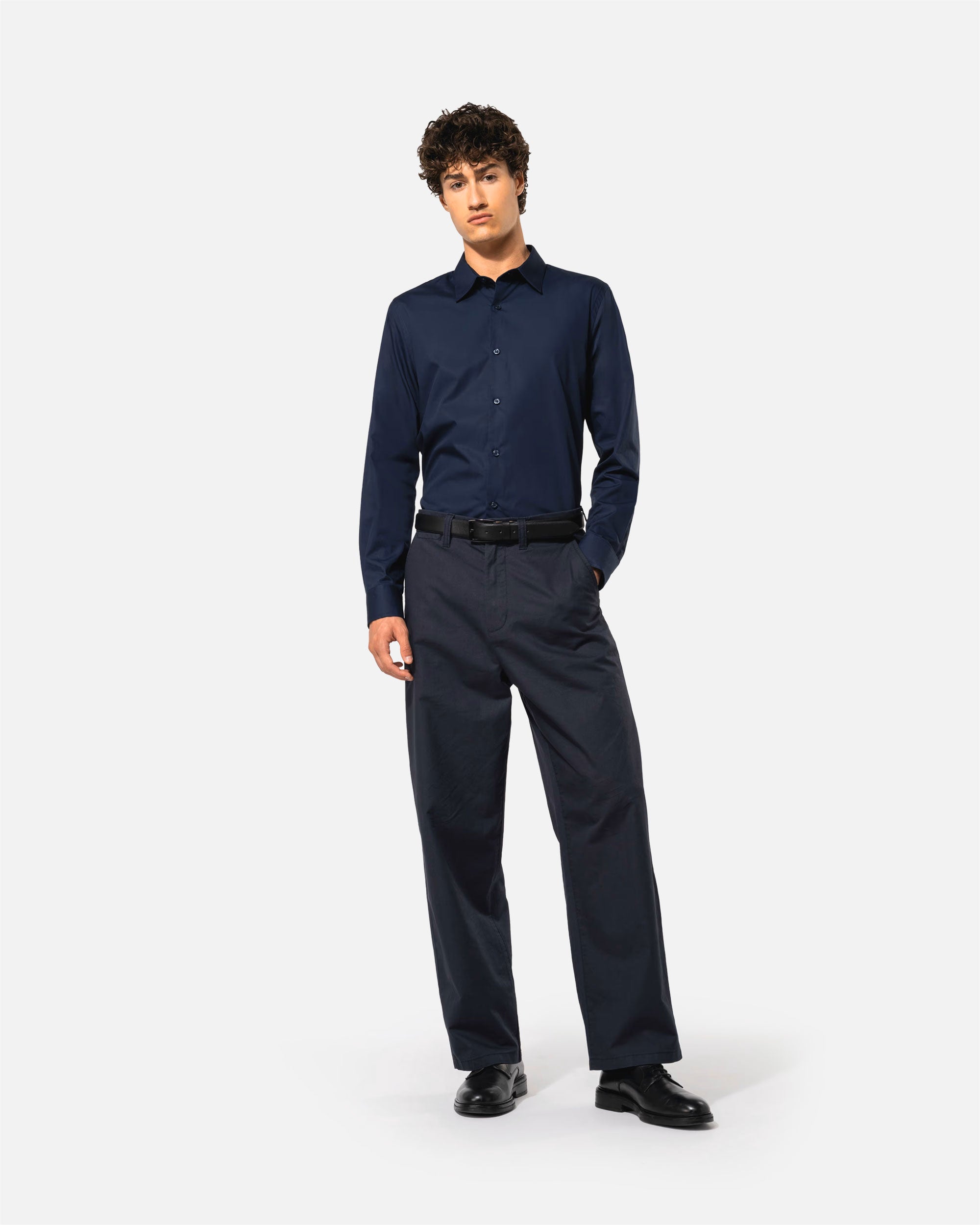 Klassisches Herren Popeline Langarmhemd 2.0 von VIVID