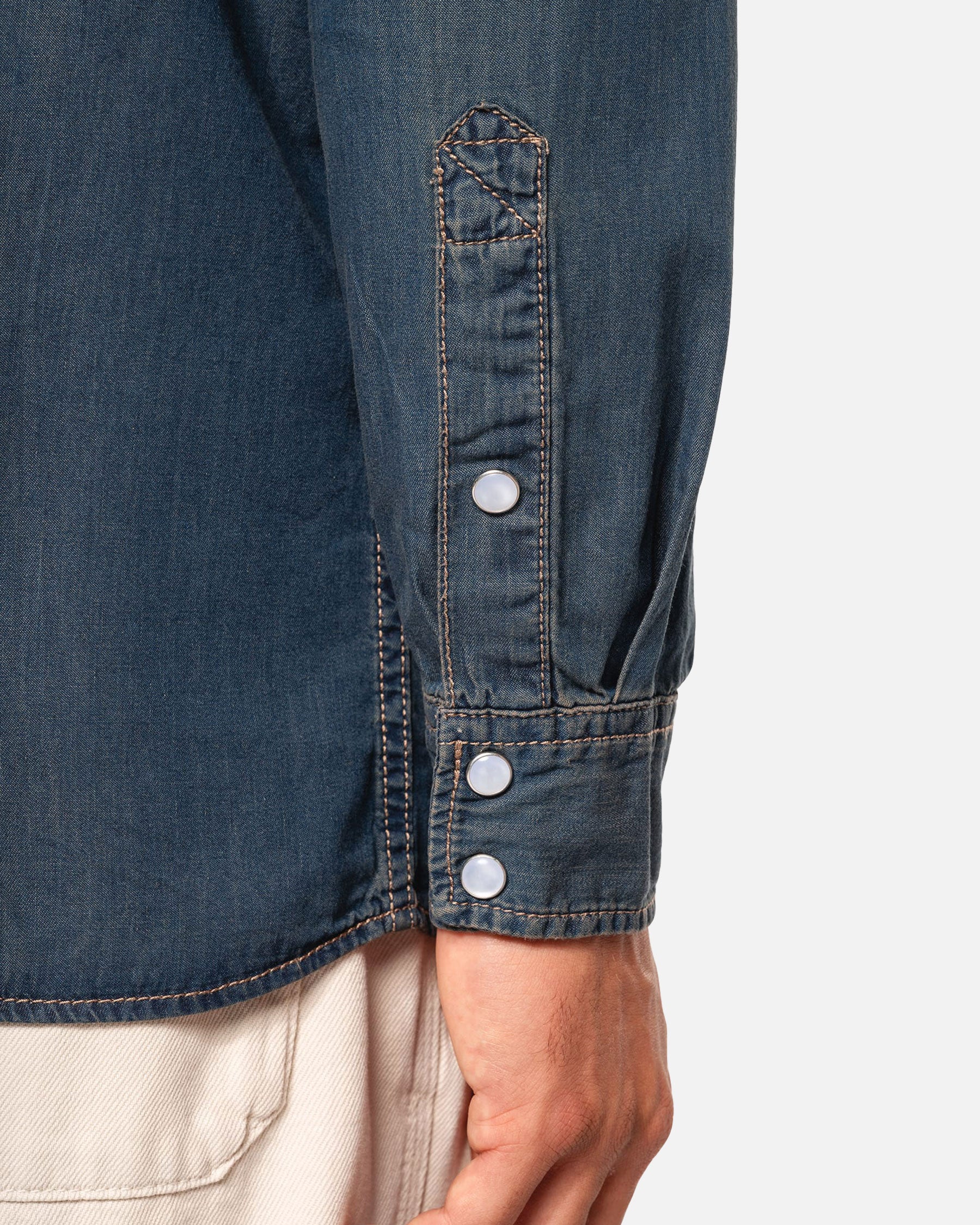 Herren Langarmhemd im Denim-Look 2.0