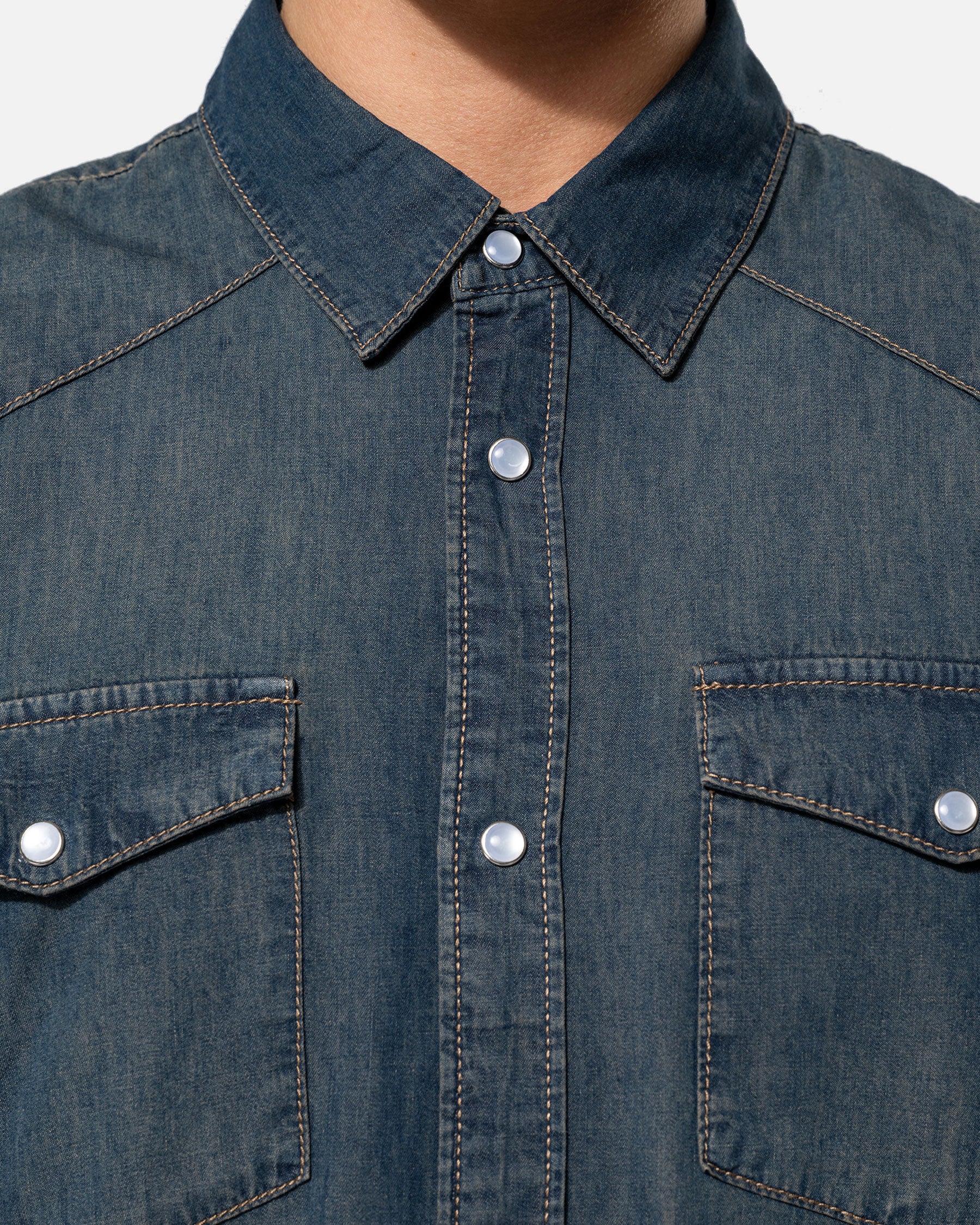 Herren Langarmhemd im Denim-Look 2.0 von VIVID
