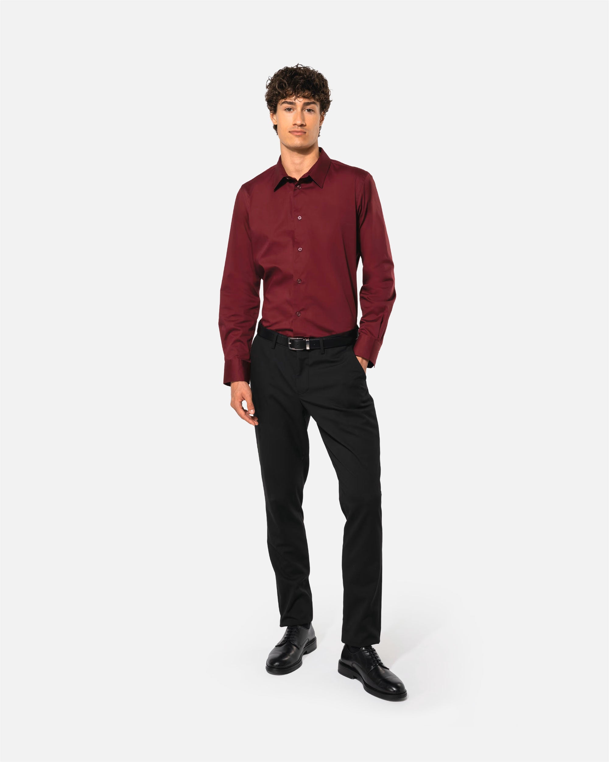 Herren Stretch Langarmhemd von VIVID